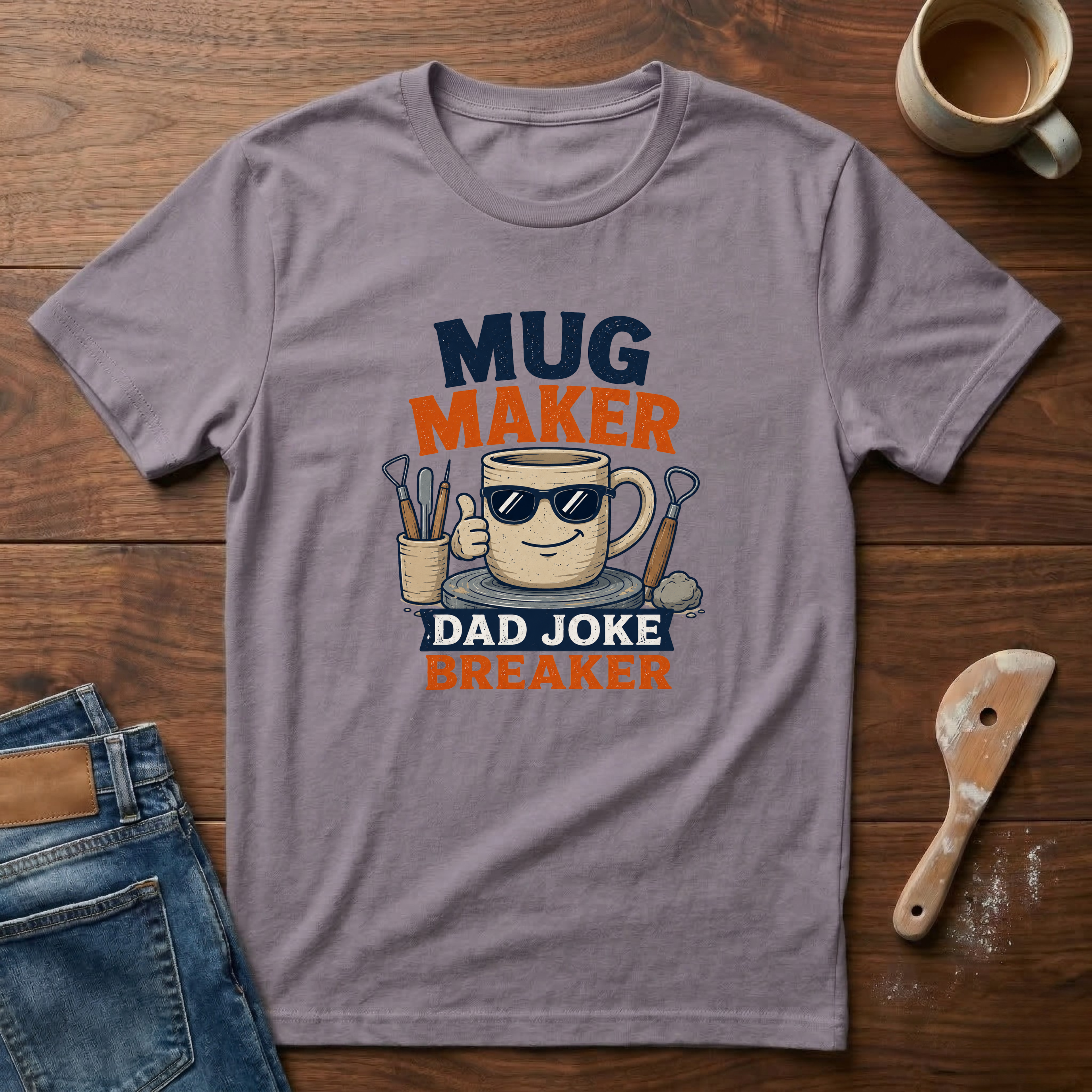 Mug Maker Dad Joke Breaker T-Shirt