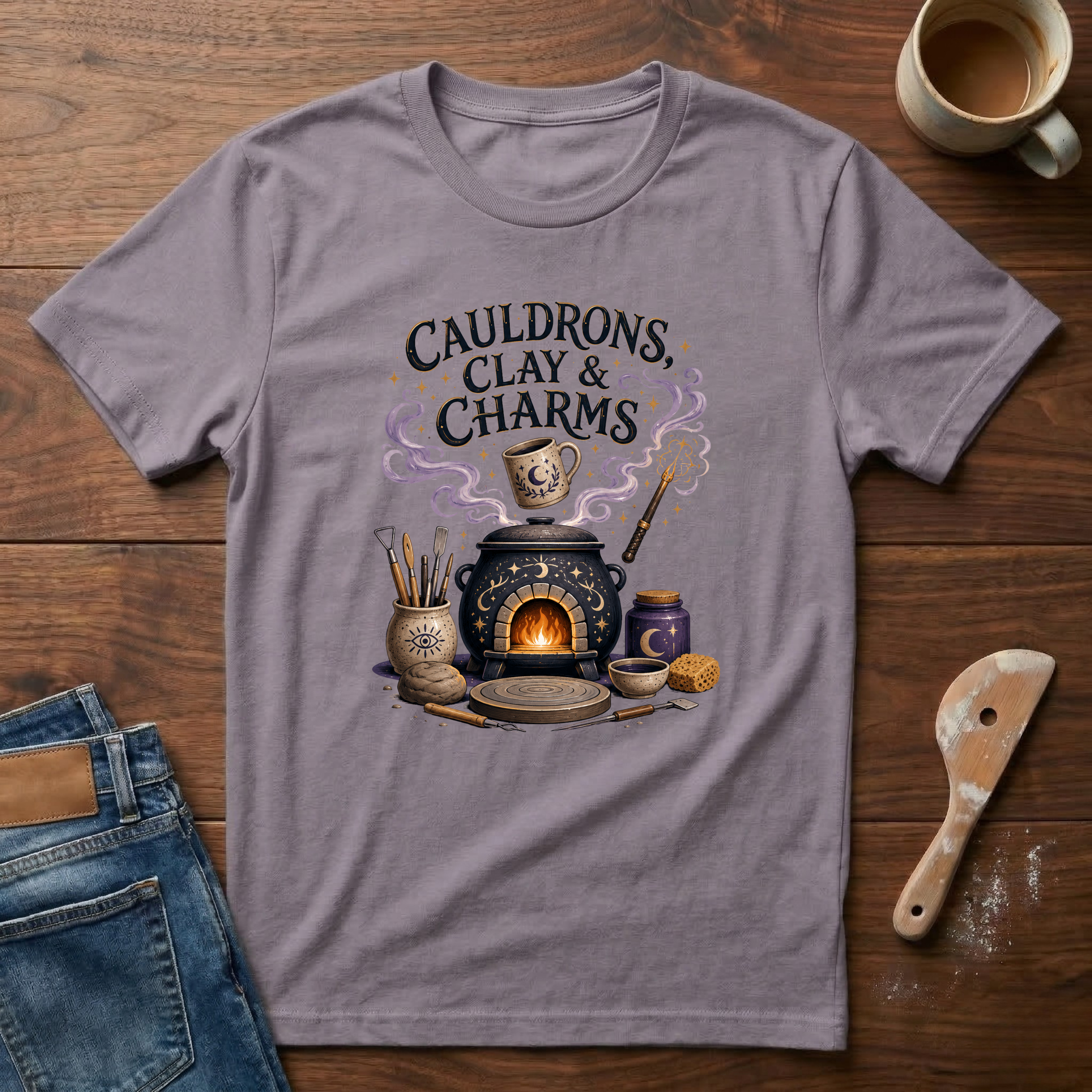 Cauldrons, Clay & Charms T-Shirt