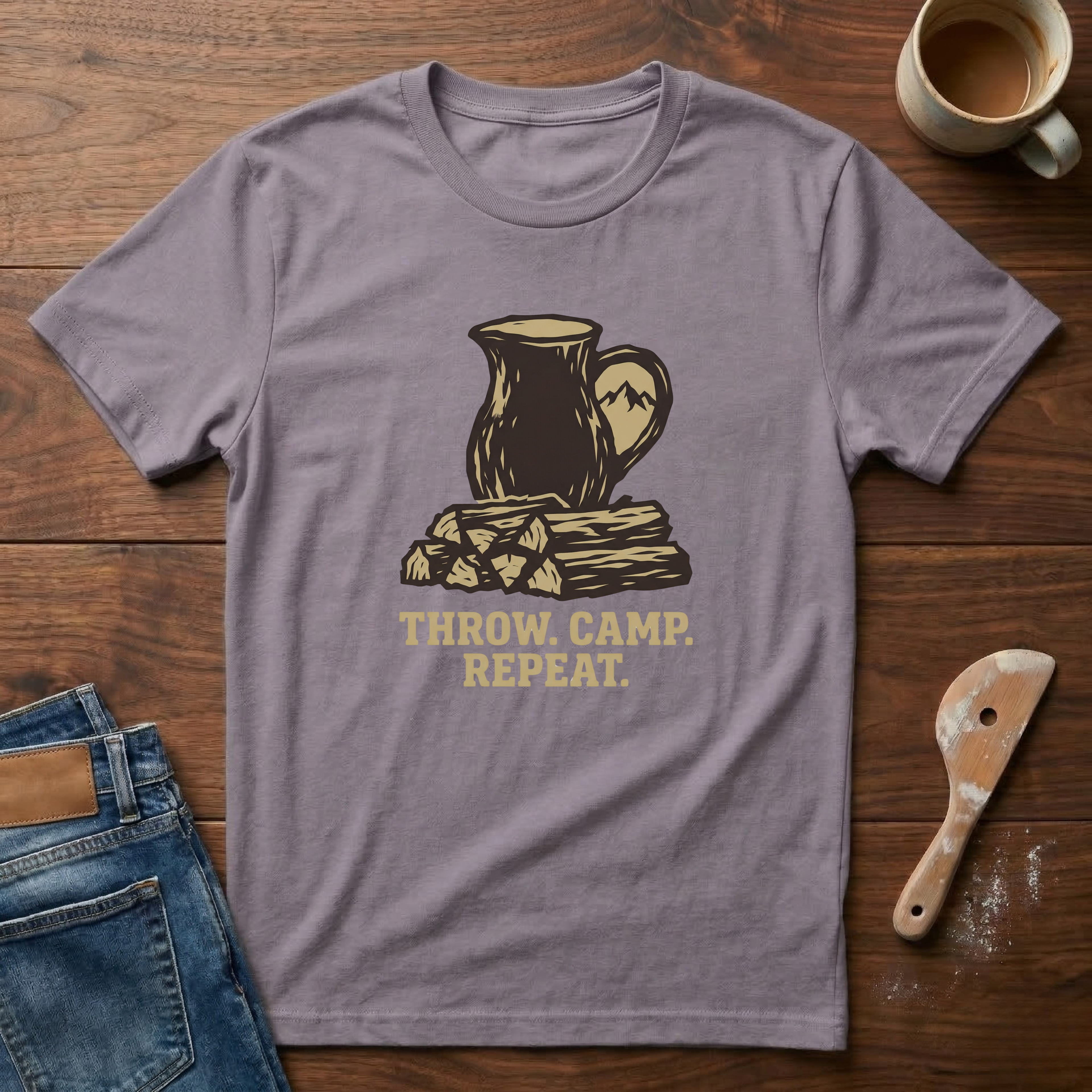 Throw. Camp. Repeat T-Shirt