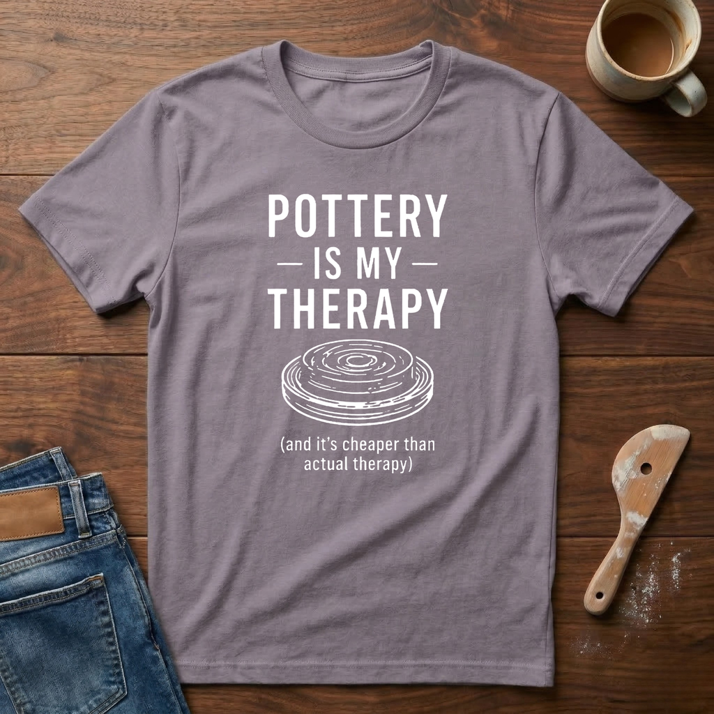 Pottery Is My Therapy T-Shirt