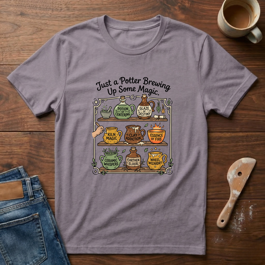 Just A Potter Brewing Up Some Magic T-Shirt