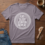 Eat. Sleep. Center. Repeat. T-Shirt