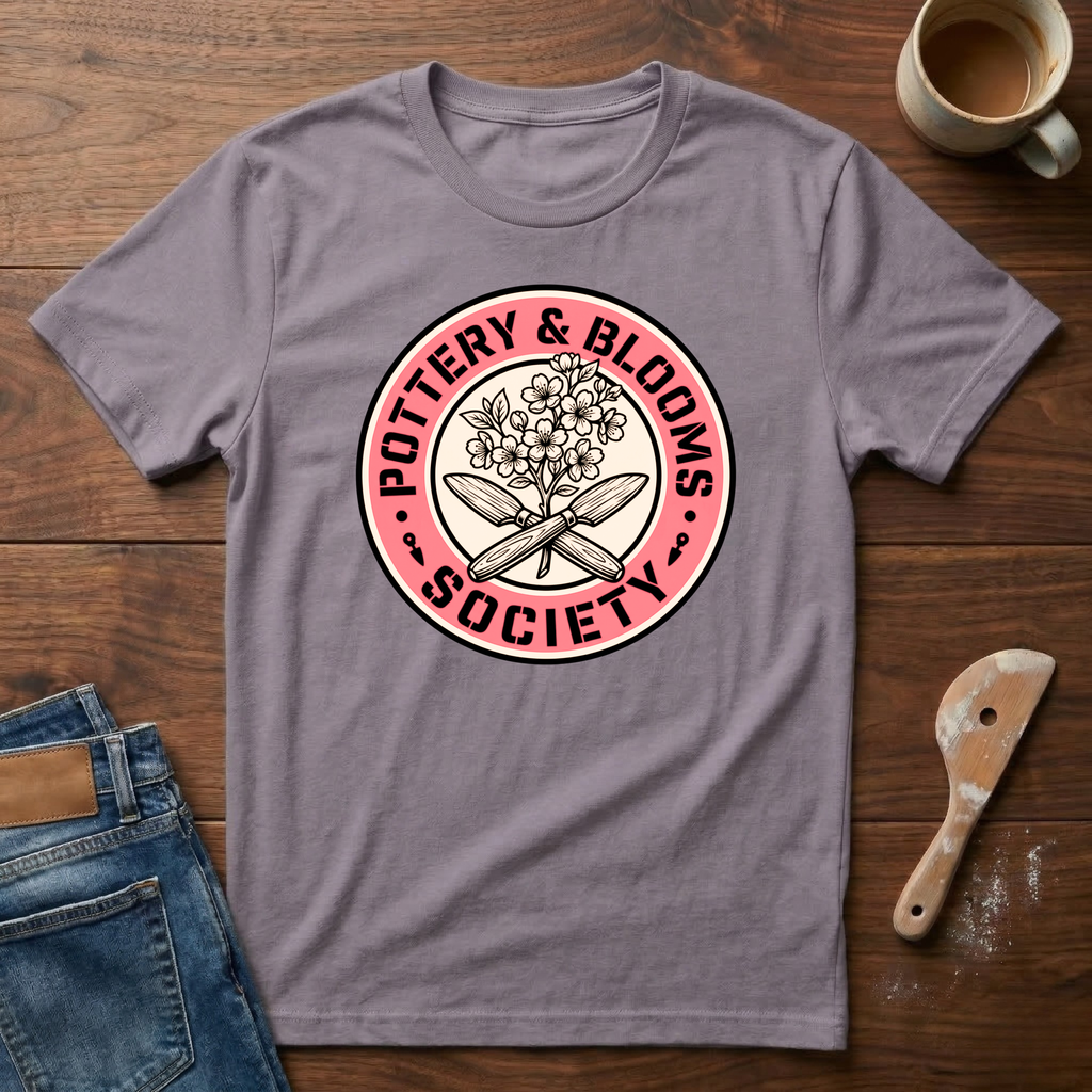 Pottery & Blooms Society T-Shirt