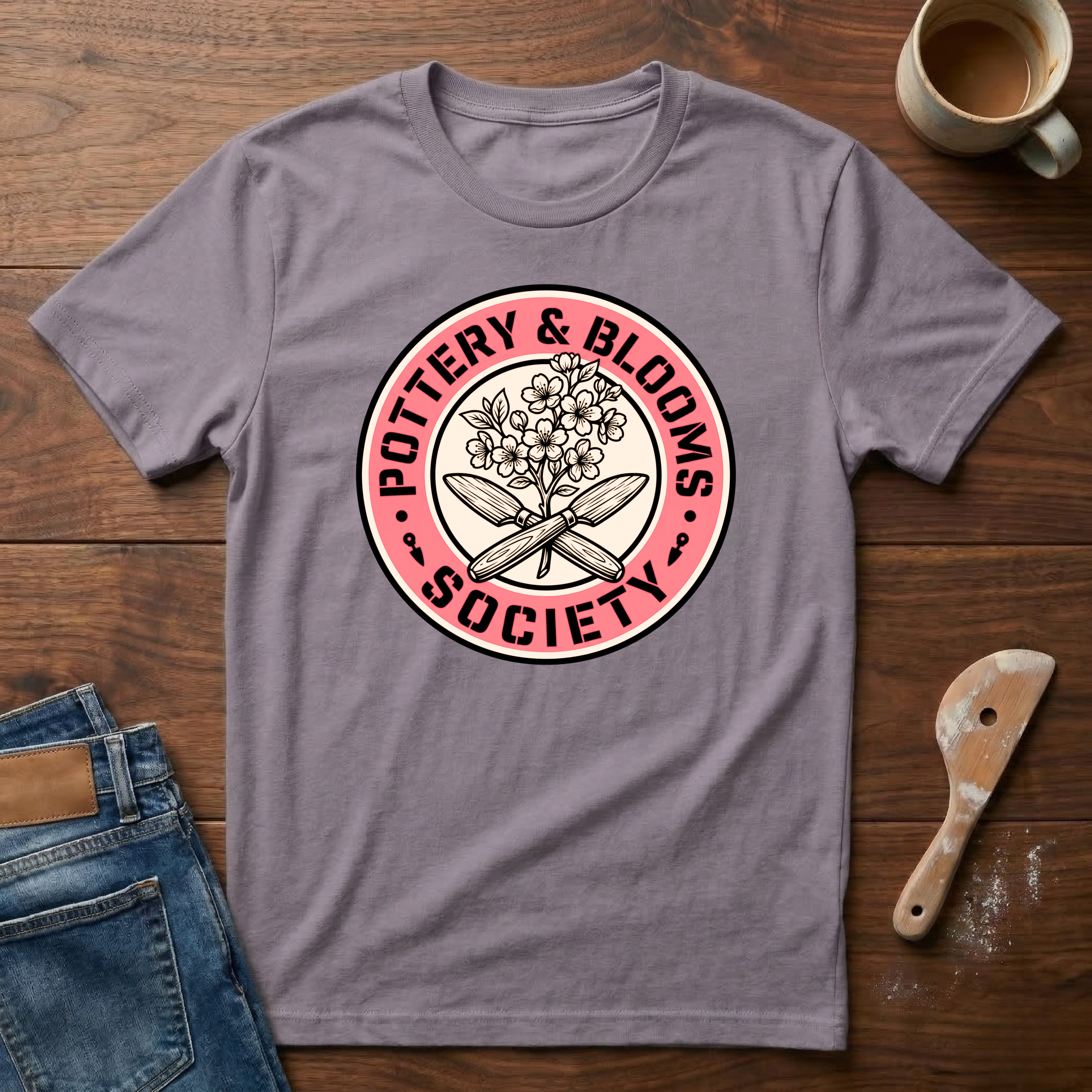 Pottery & Blooms Society T-Shirt