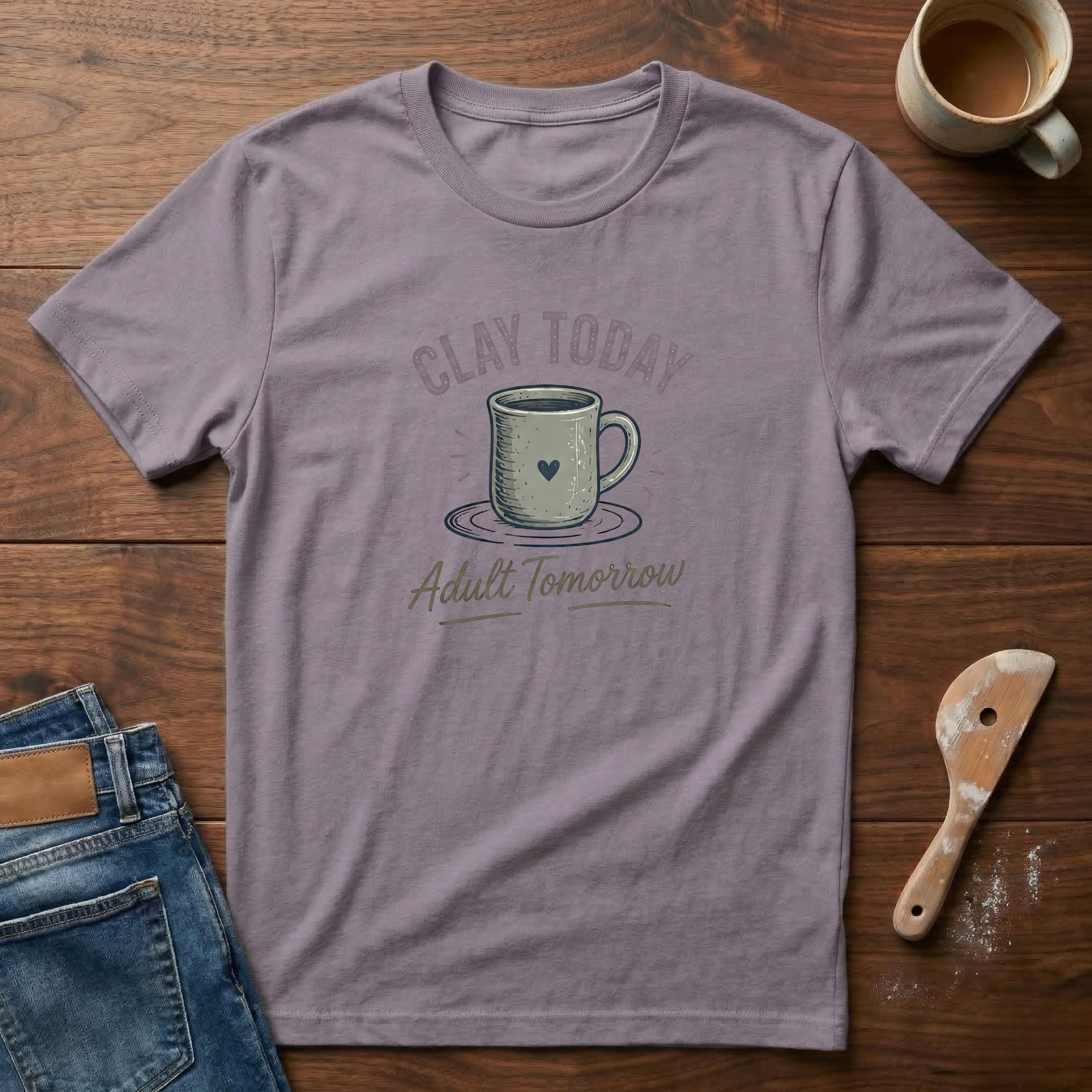 Clay Today Adult Tomorrow T-Shirt