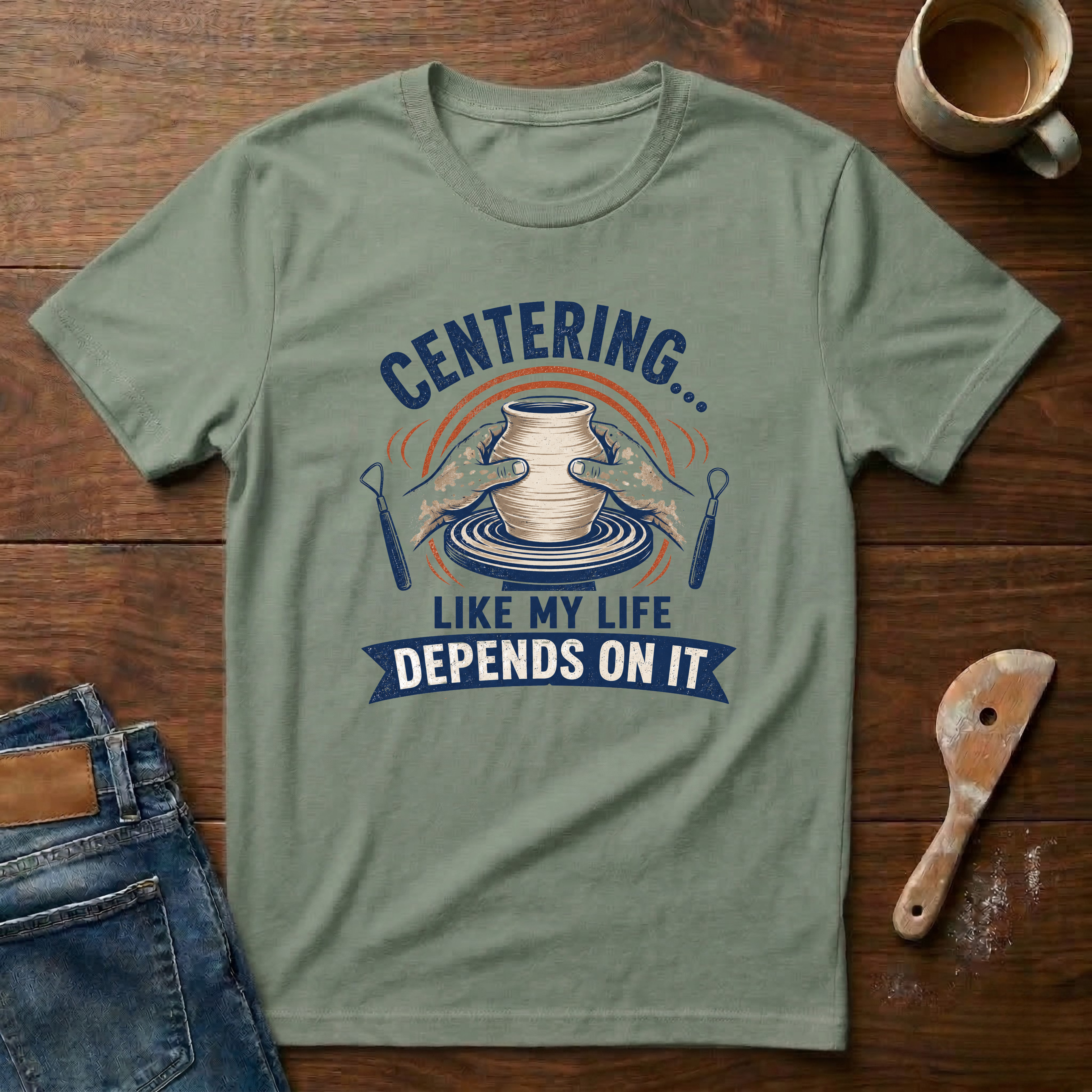 Centering Like My Life Depends On It T-Shirt