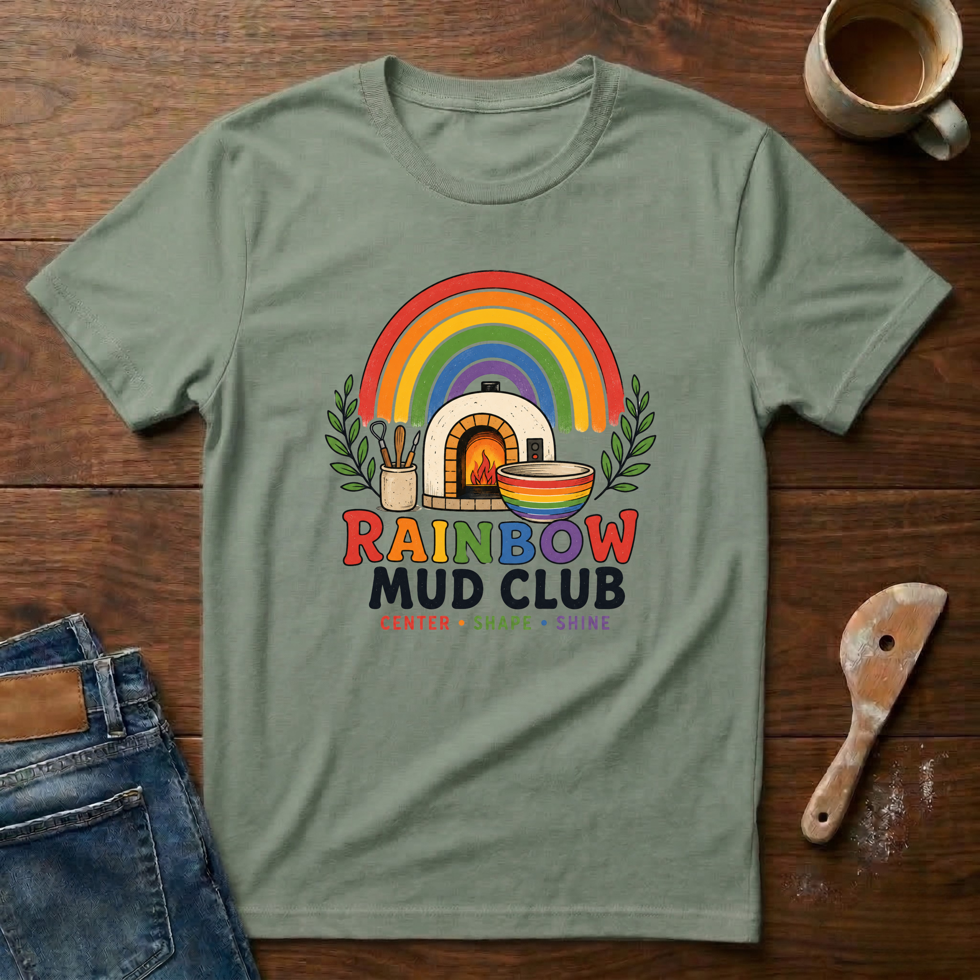 Rainbow Mud Club T-Shirt