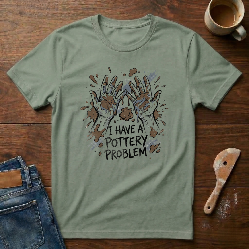 I Have A Pottery Problem (Muddy) T-Shirt