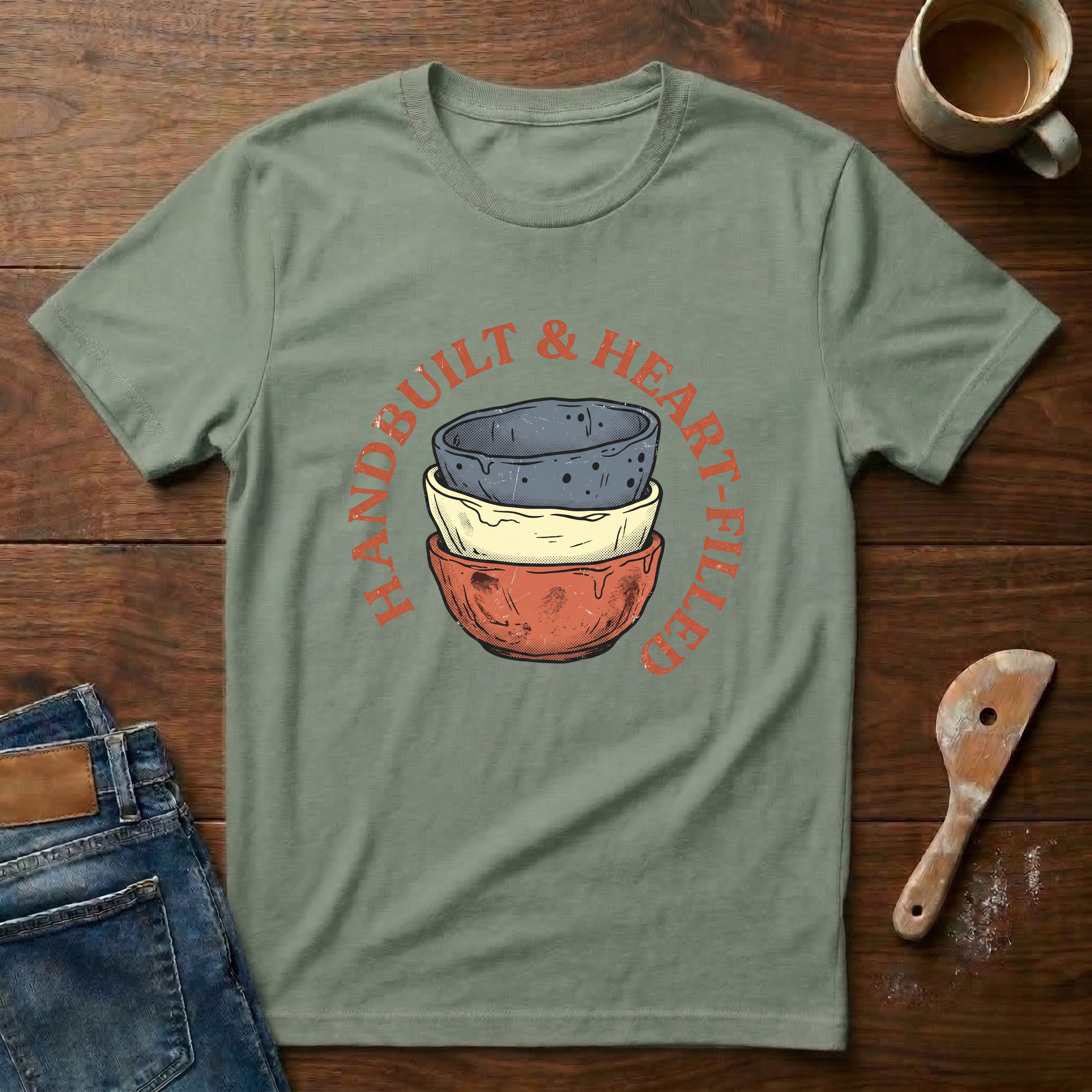 Handbuilt & Heart-Filled T-Shirt
