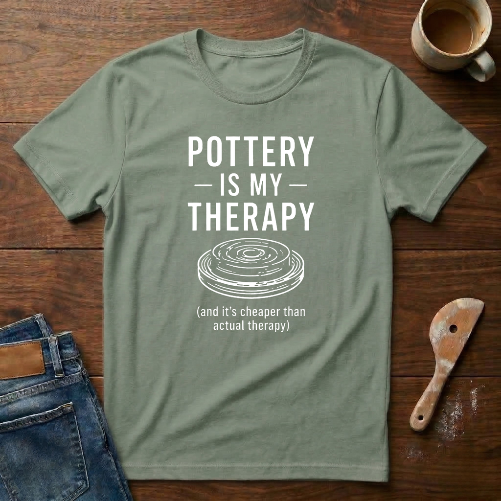 Pottery Is My Therapy T-Shirt