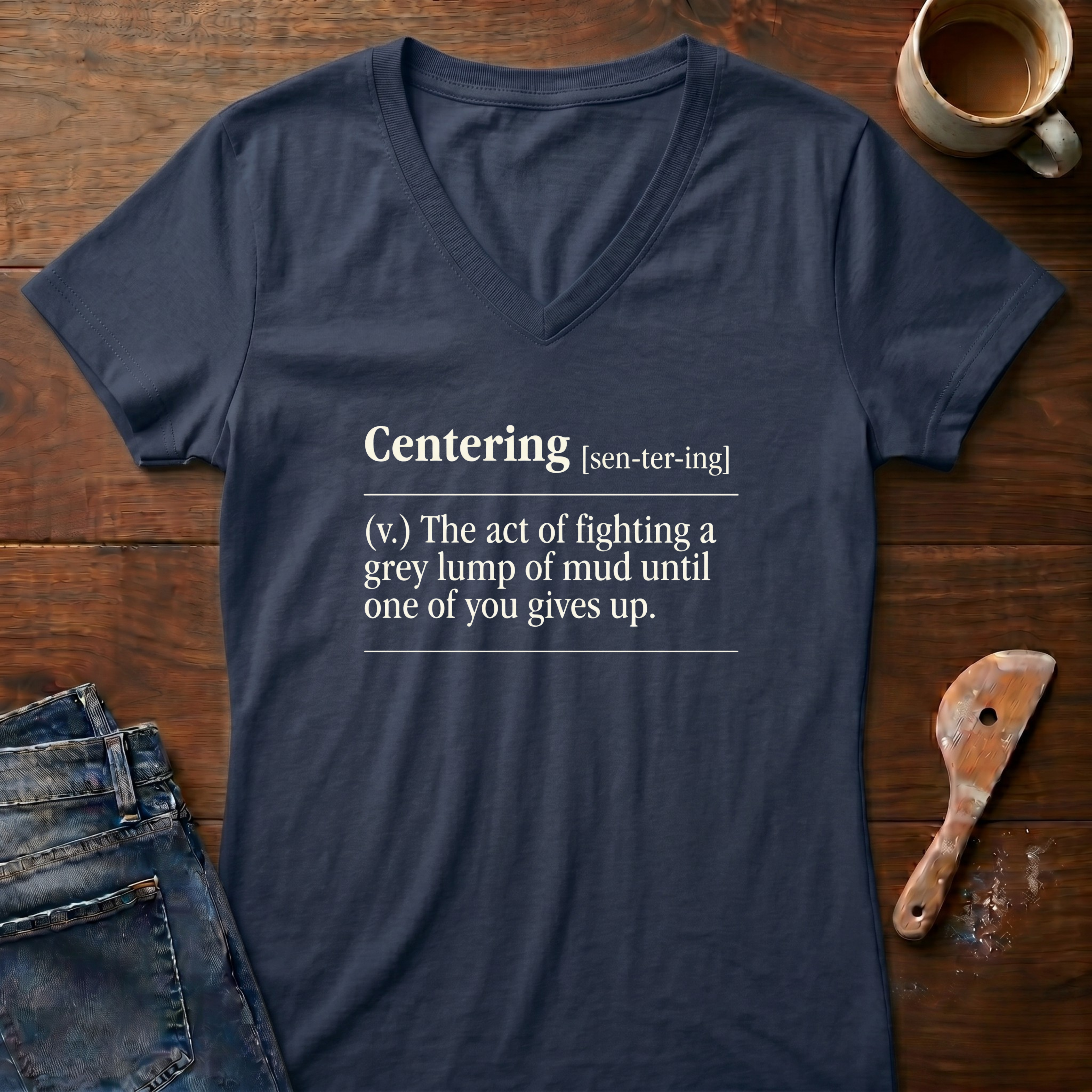 Centering Defined Ladies' V-Neck T-Shirt