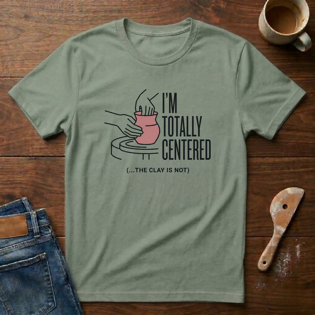 I'm Totally Centered The Clay Is Not T-Shirt