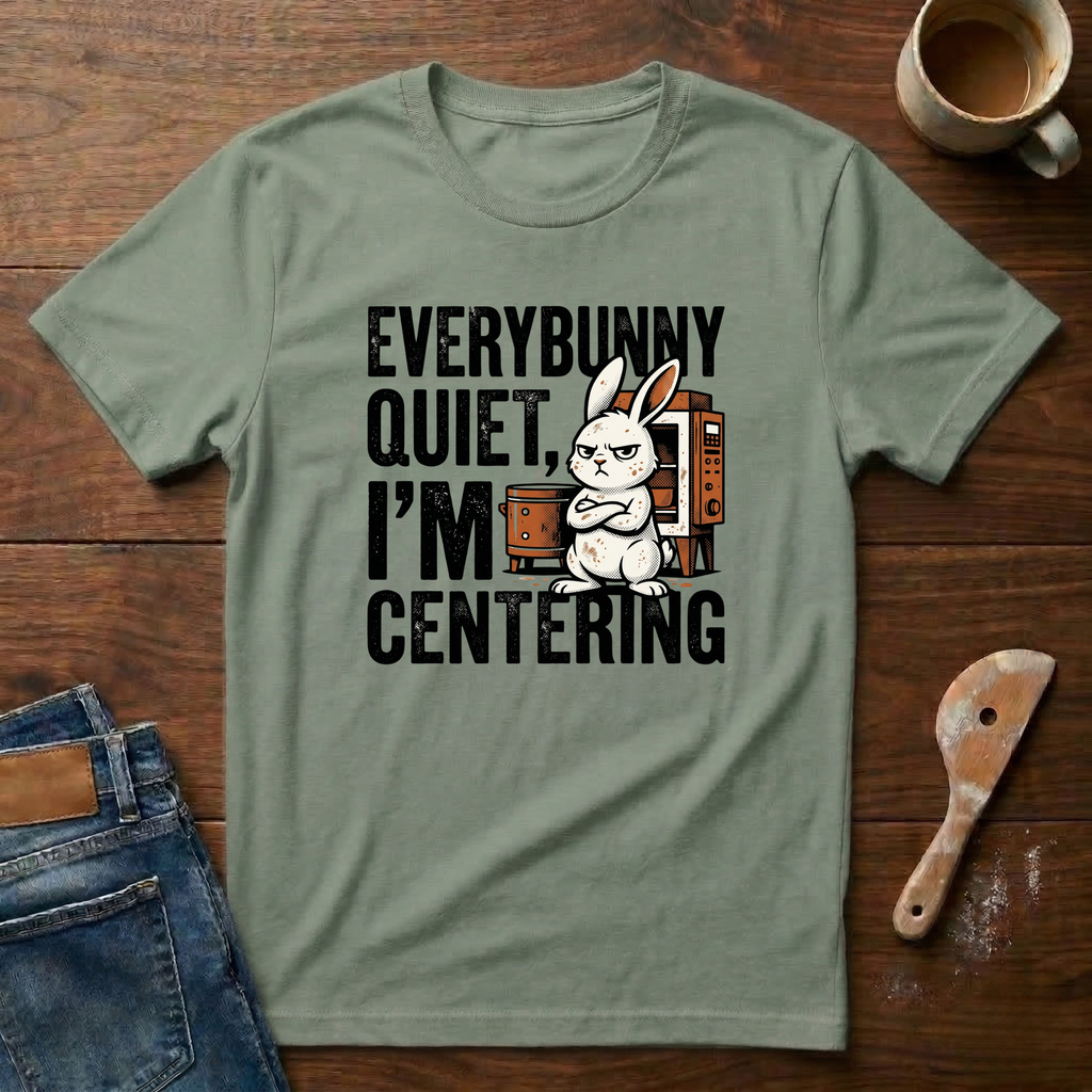 Everybunny Quiet. I'm Centering  T-Shirt