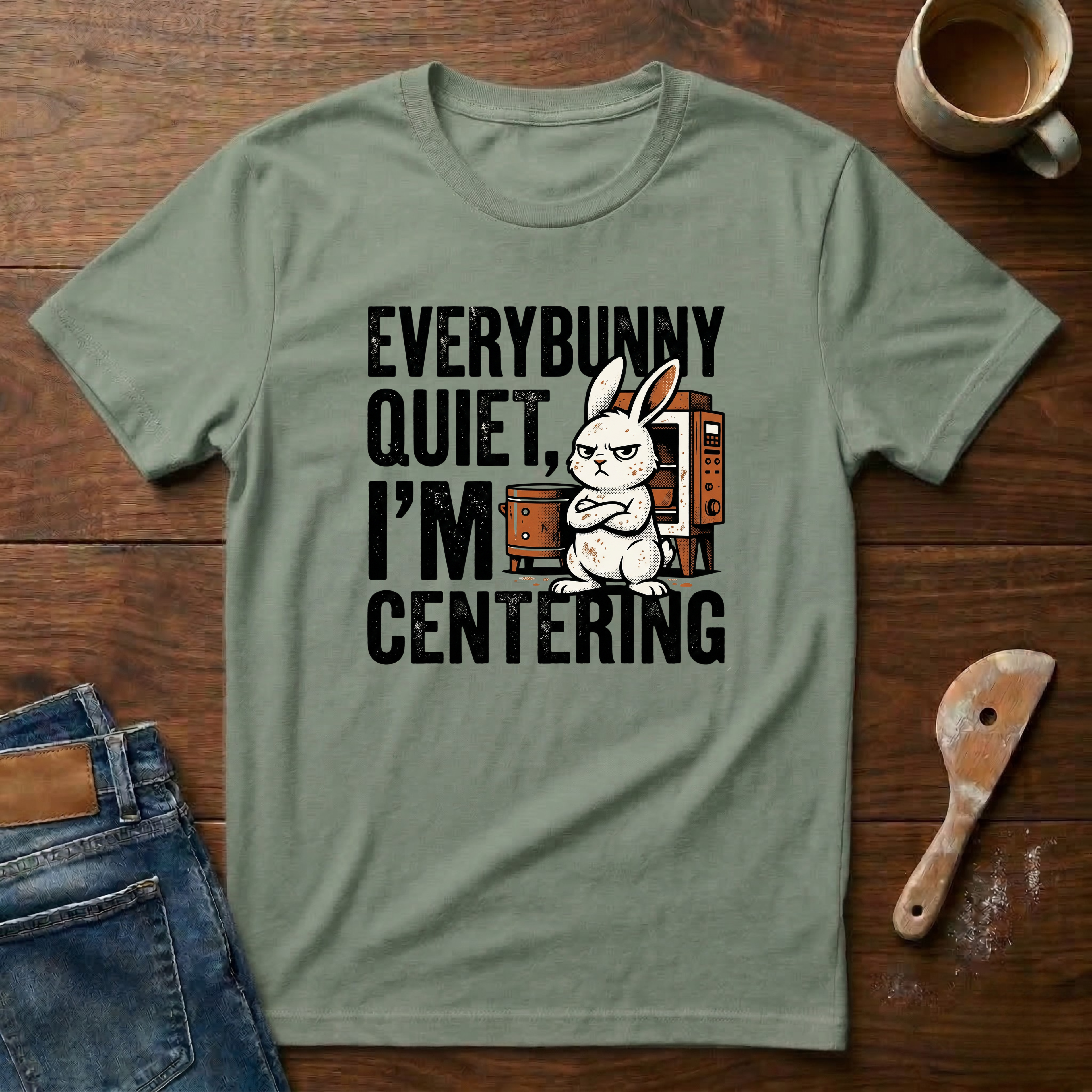 Everybunny Quiet. I'm Centering  T-Shirt