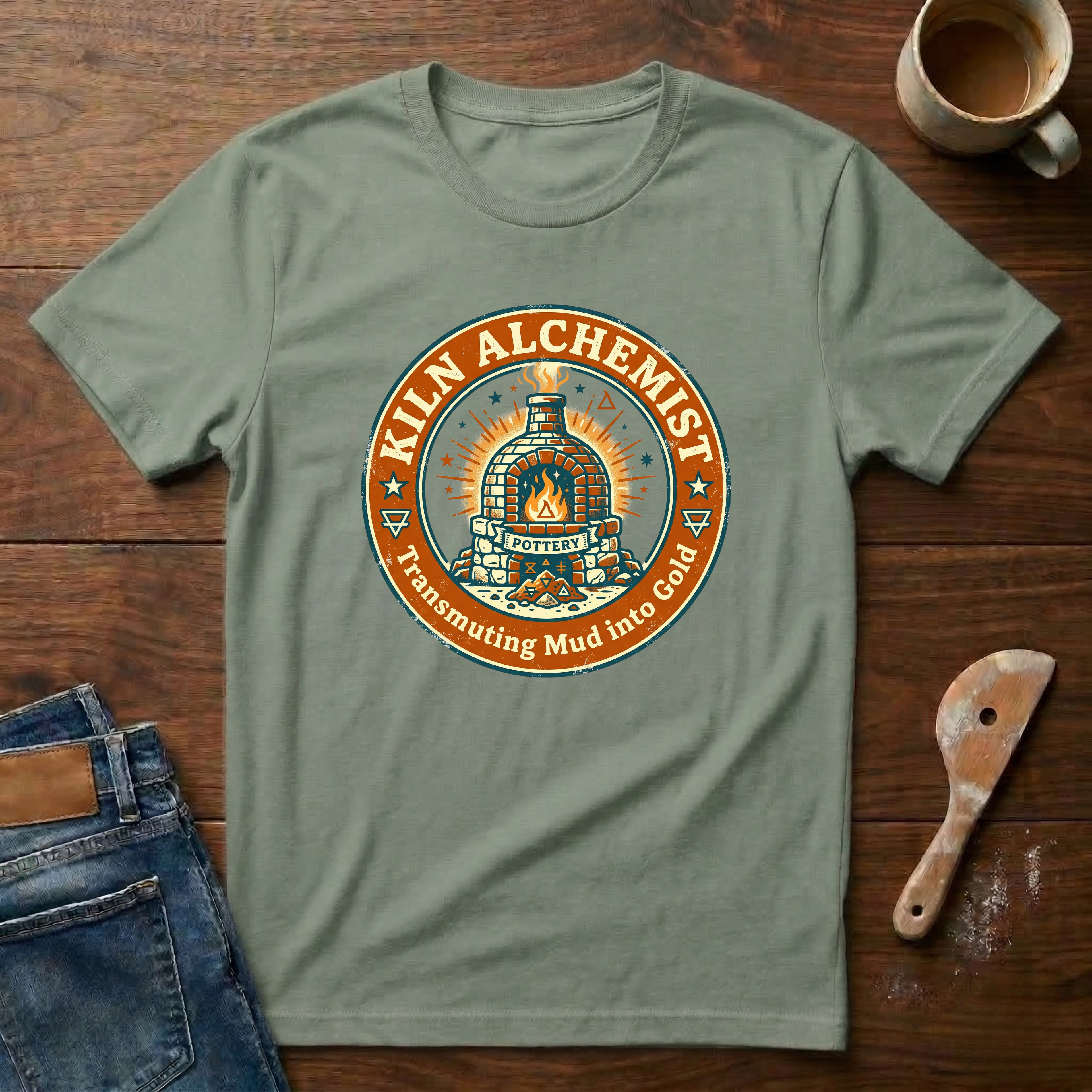 Kiln Alchemy: Transmuting Mud Into Gold T-Shirt