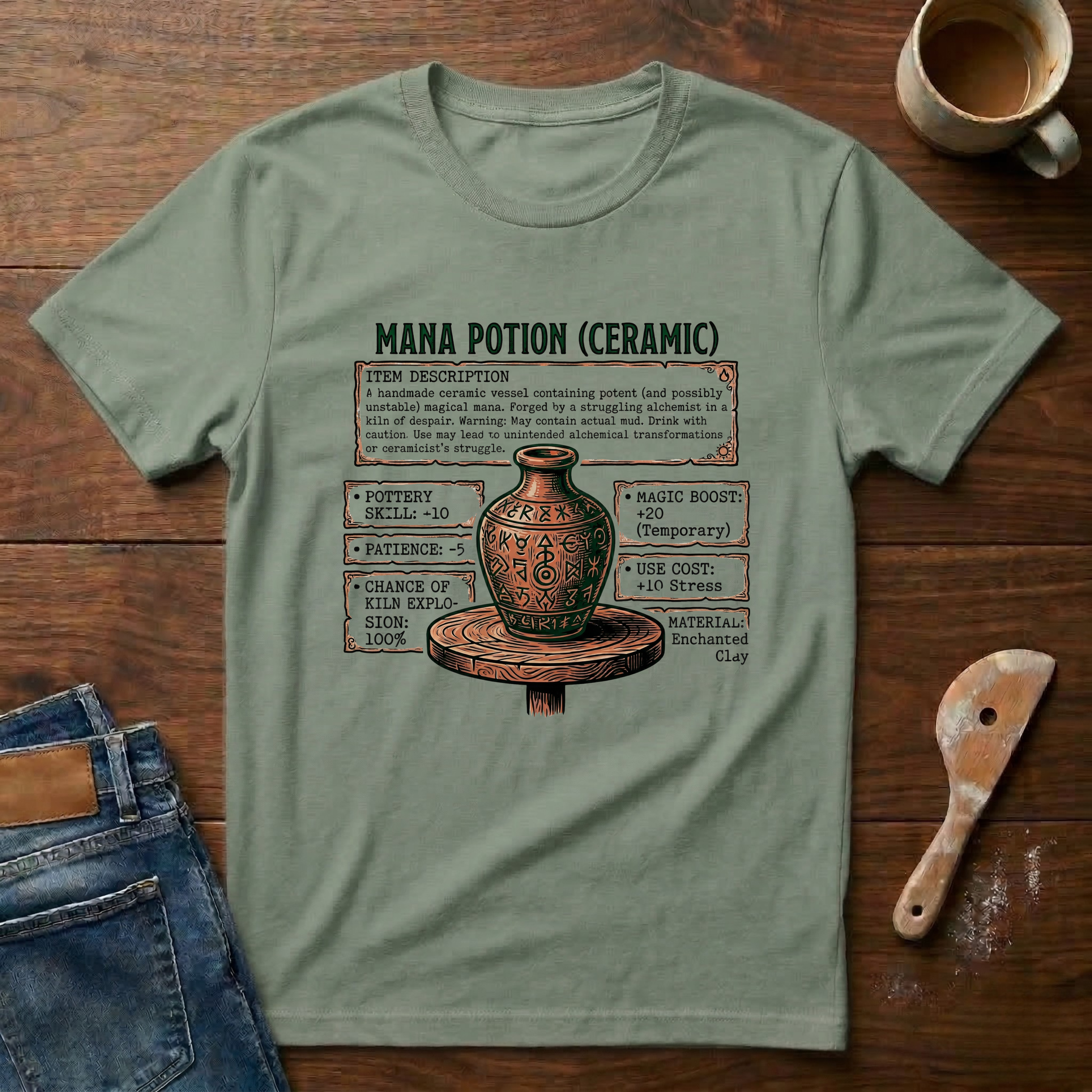 Mana Potion (Ceramic)  T-Shirt