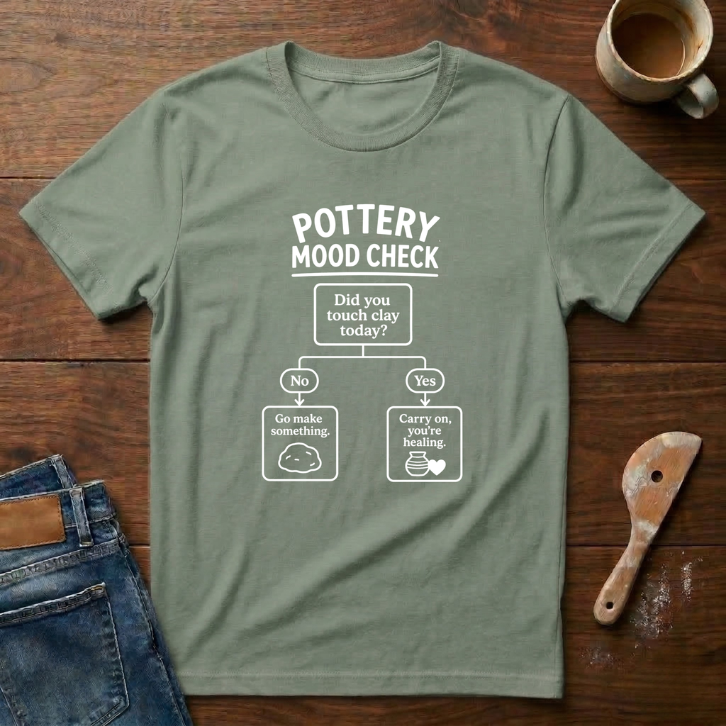 Pottery Mood Check T-Shirt