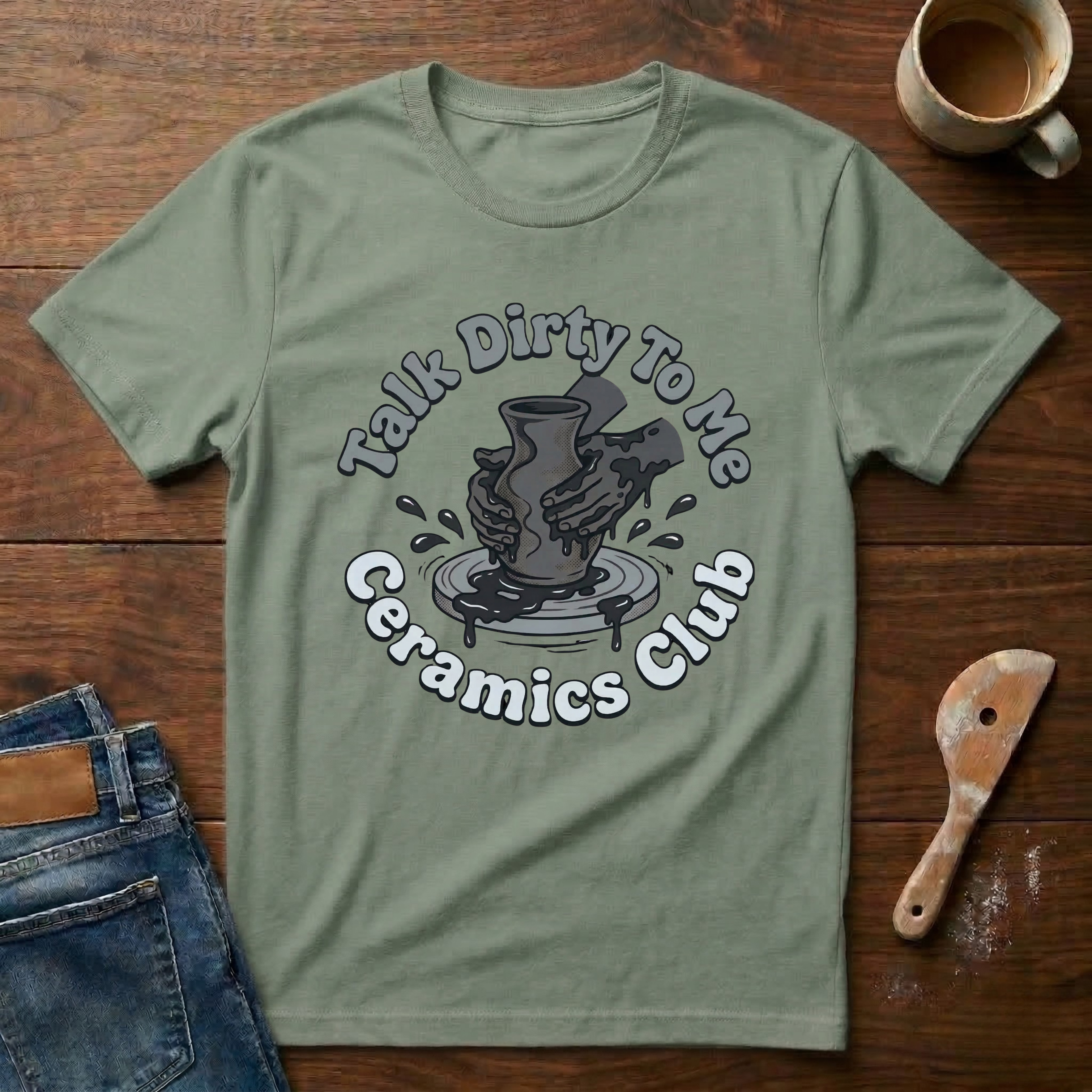 Talk Dirty To Me Ceramics Club T-Shirt