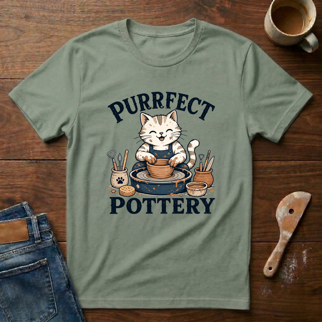 Purrfect Pottery T-Shirt