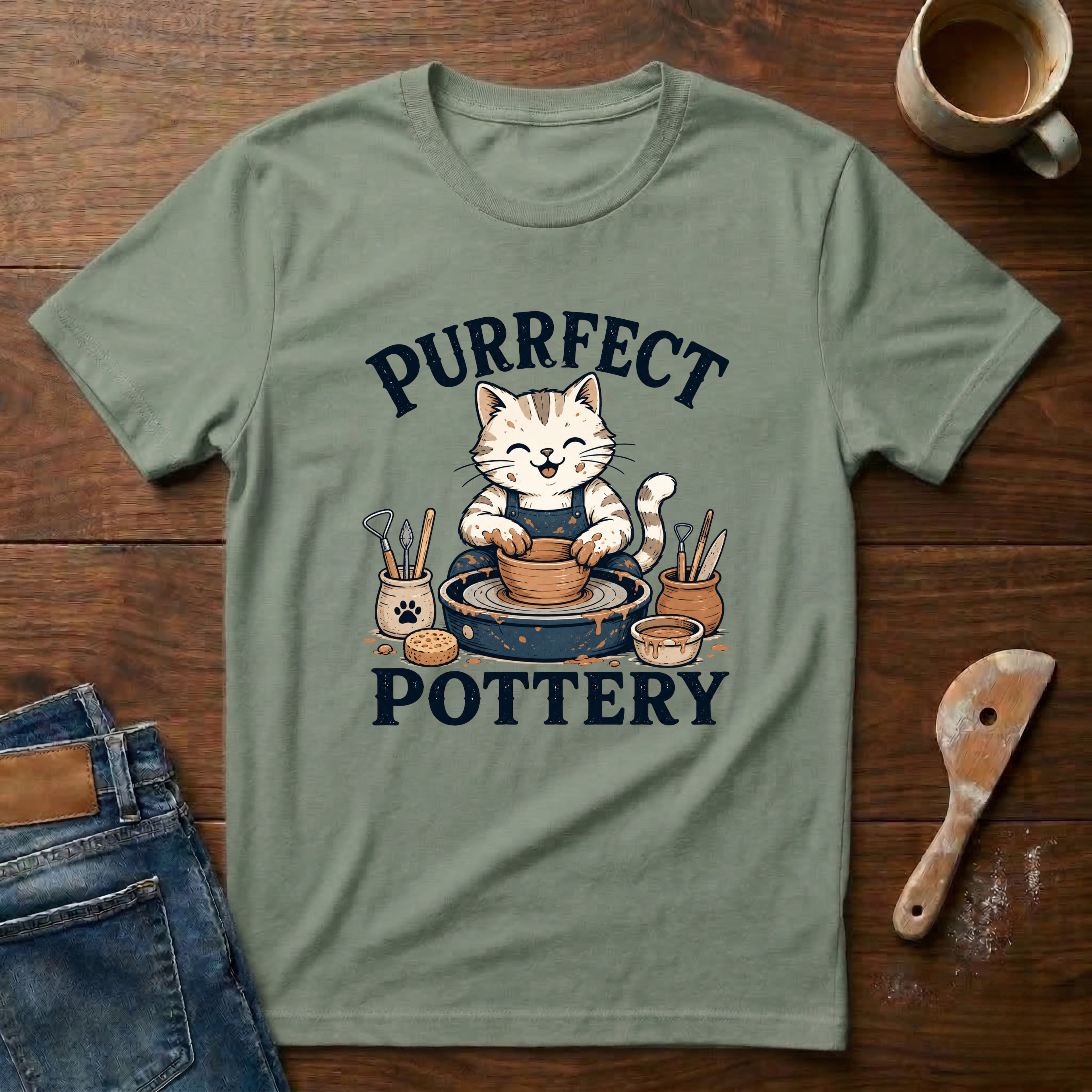 Purrfect Pottery T-Shirt