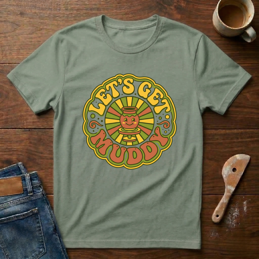Let's Get Muddy Retro T-Shirt