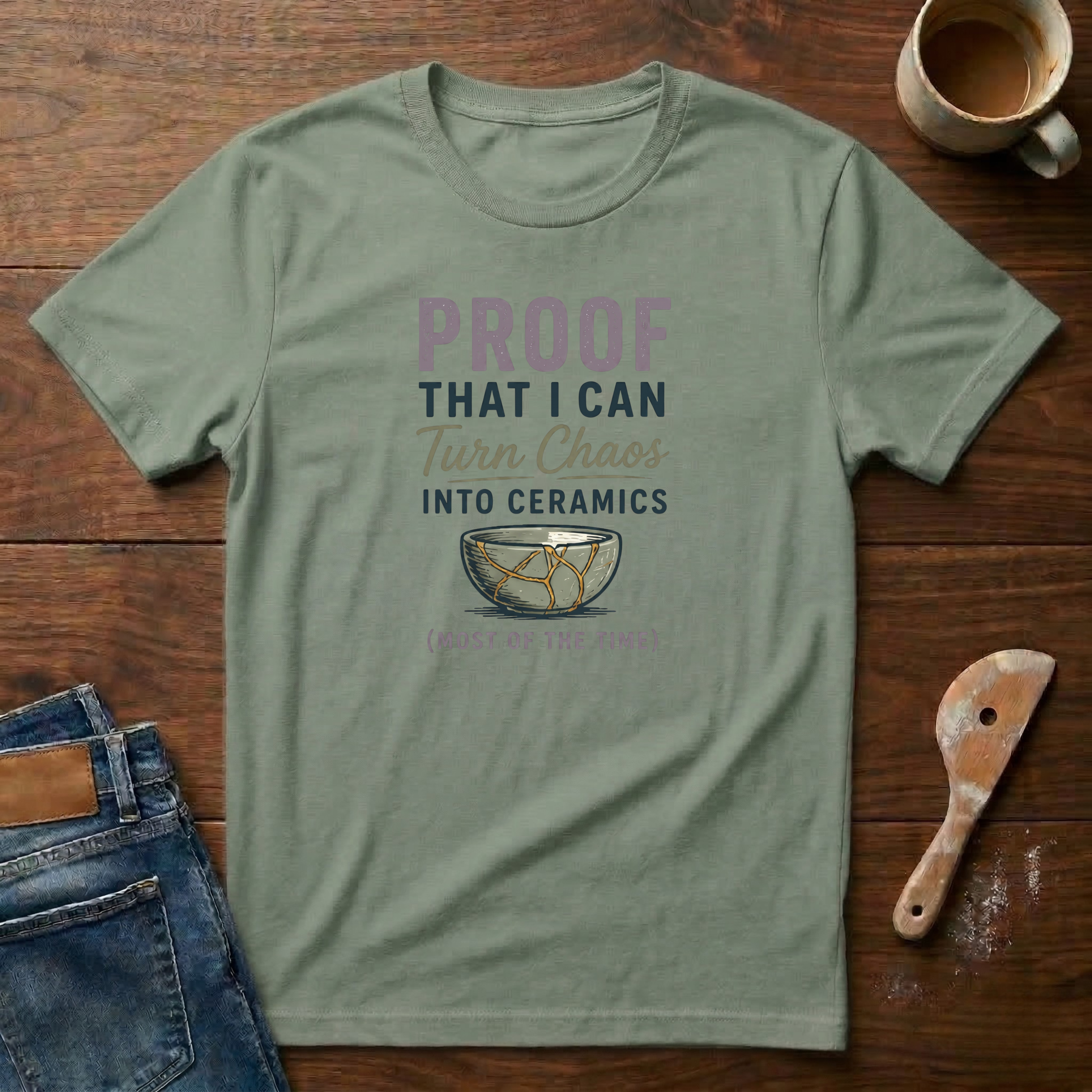 Proof That I Can Turn Chaos Into Ceramics T-Shirt