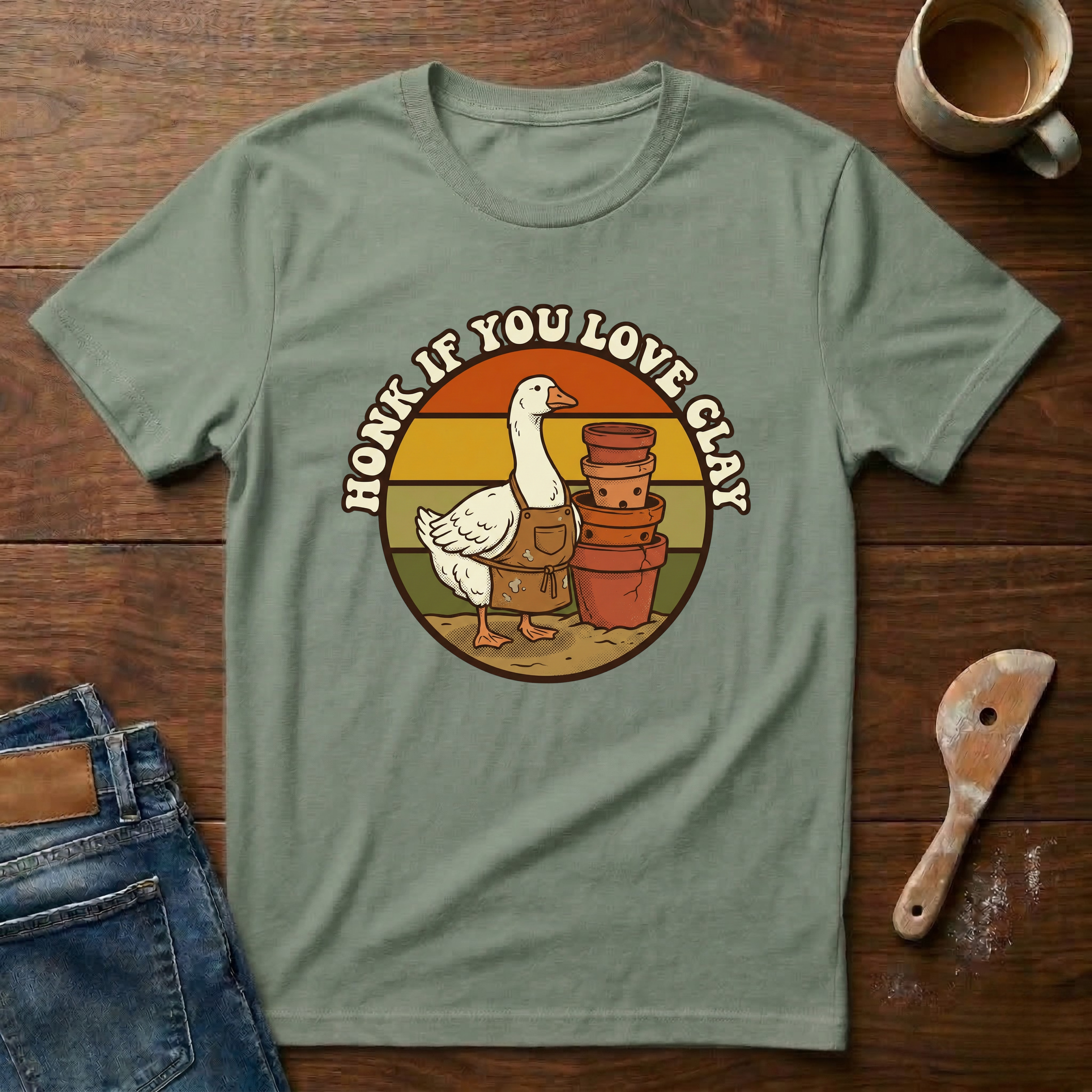 Honk If You Love Clay T-Shirt