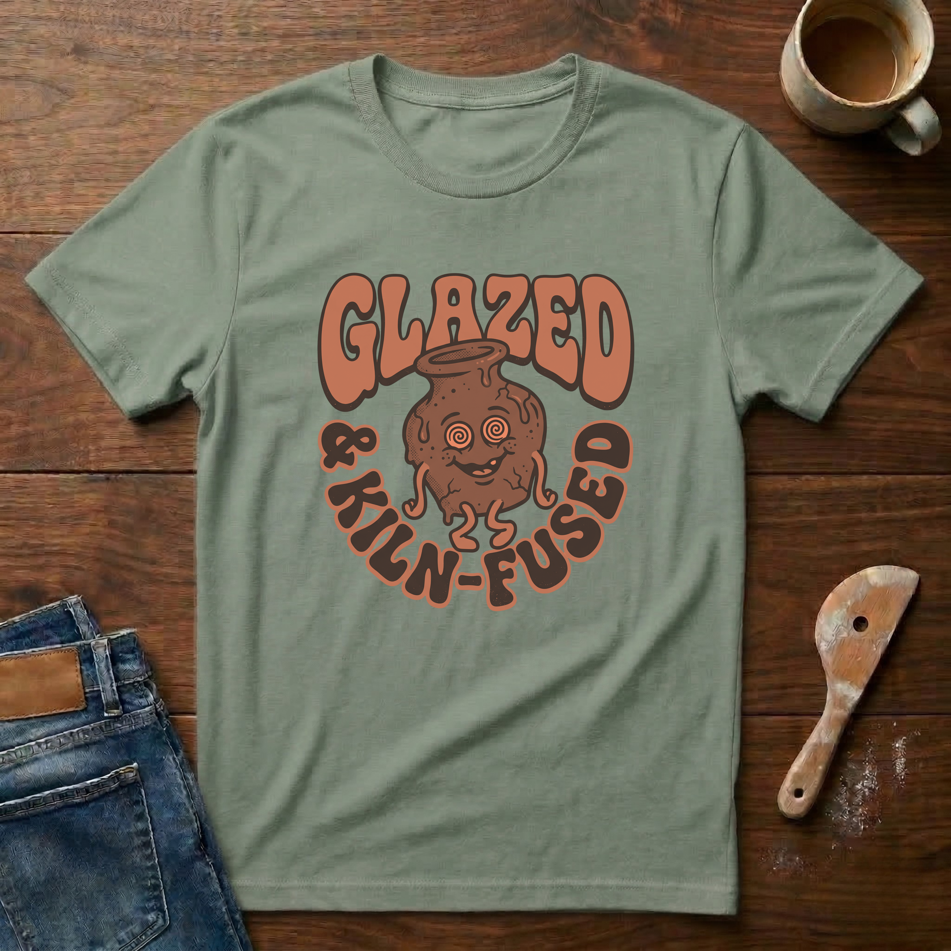 Glazed & Kiln-Fused T-Shirt
