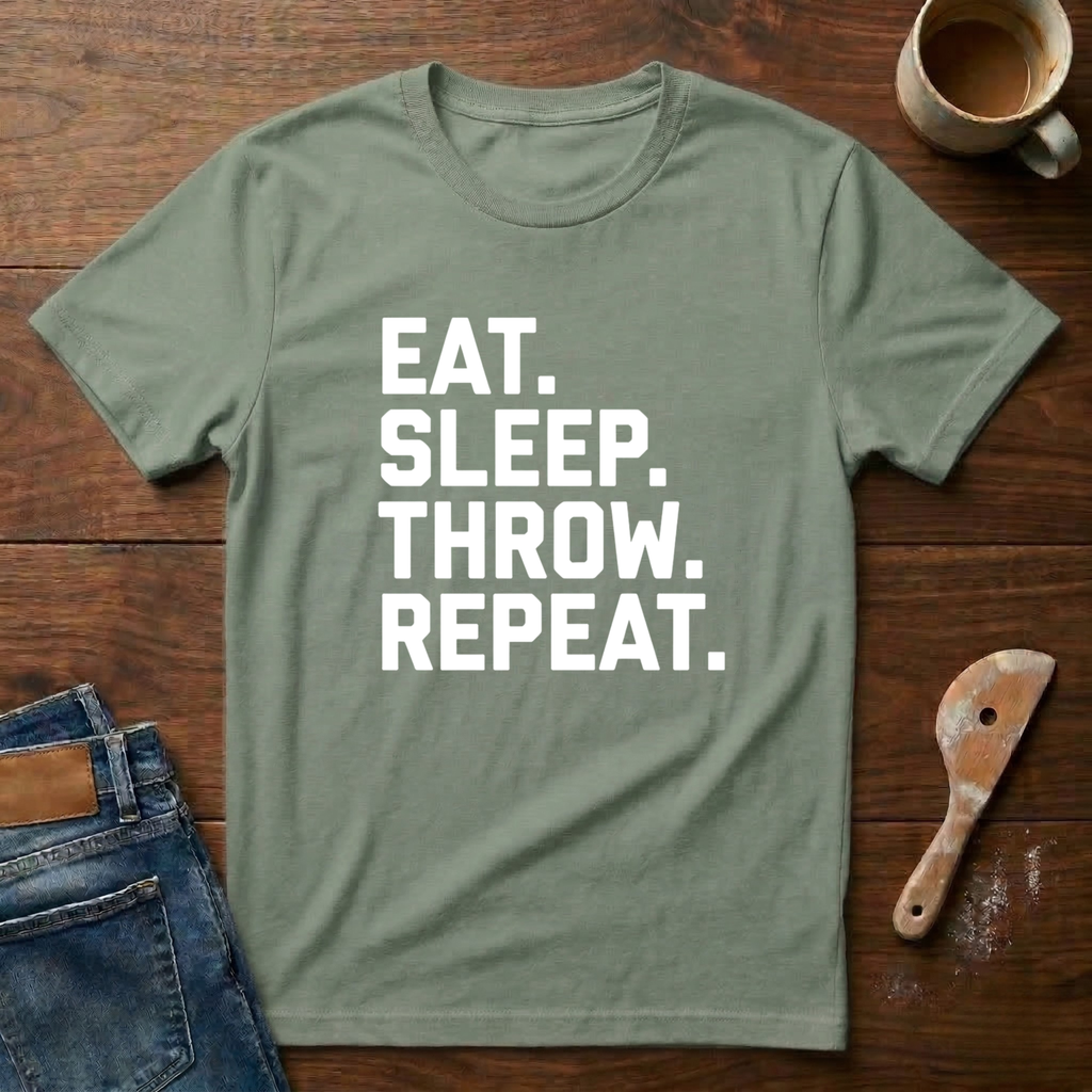 Eat. Sleep. Throw. Repeat. T-Shirt