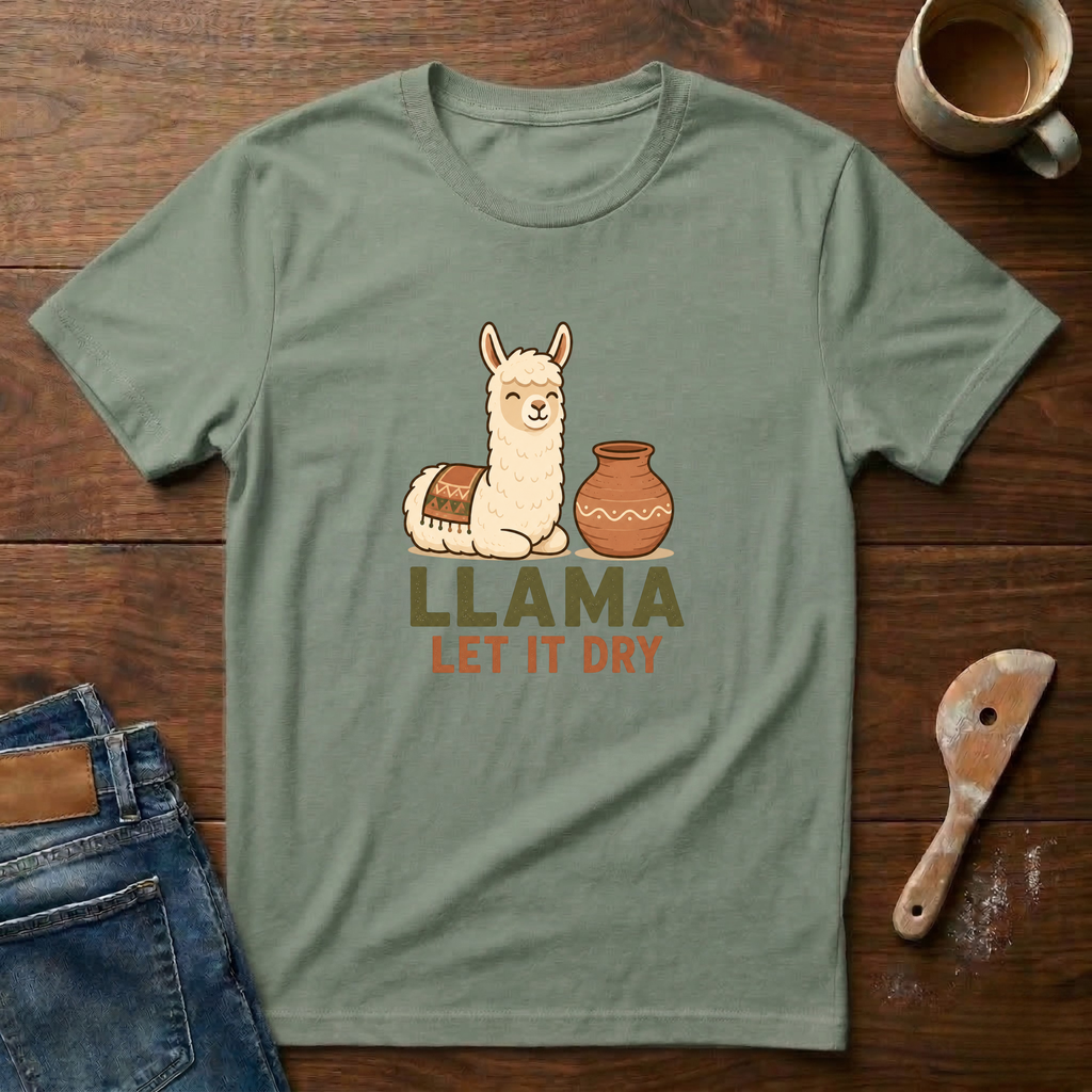 Llama Let It Dry T-Shirt