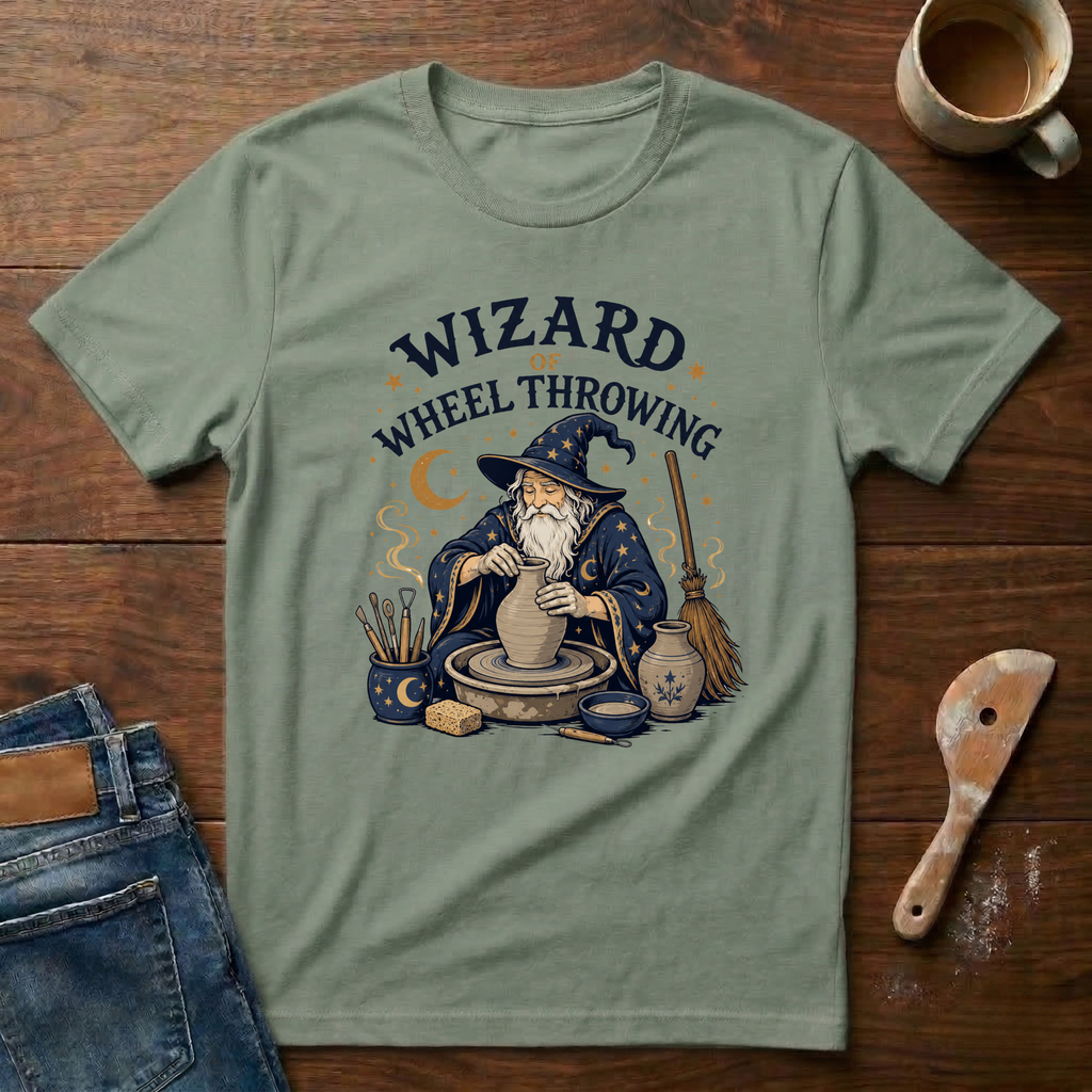 Wizard Of Wheel Throwing T-Shirt