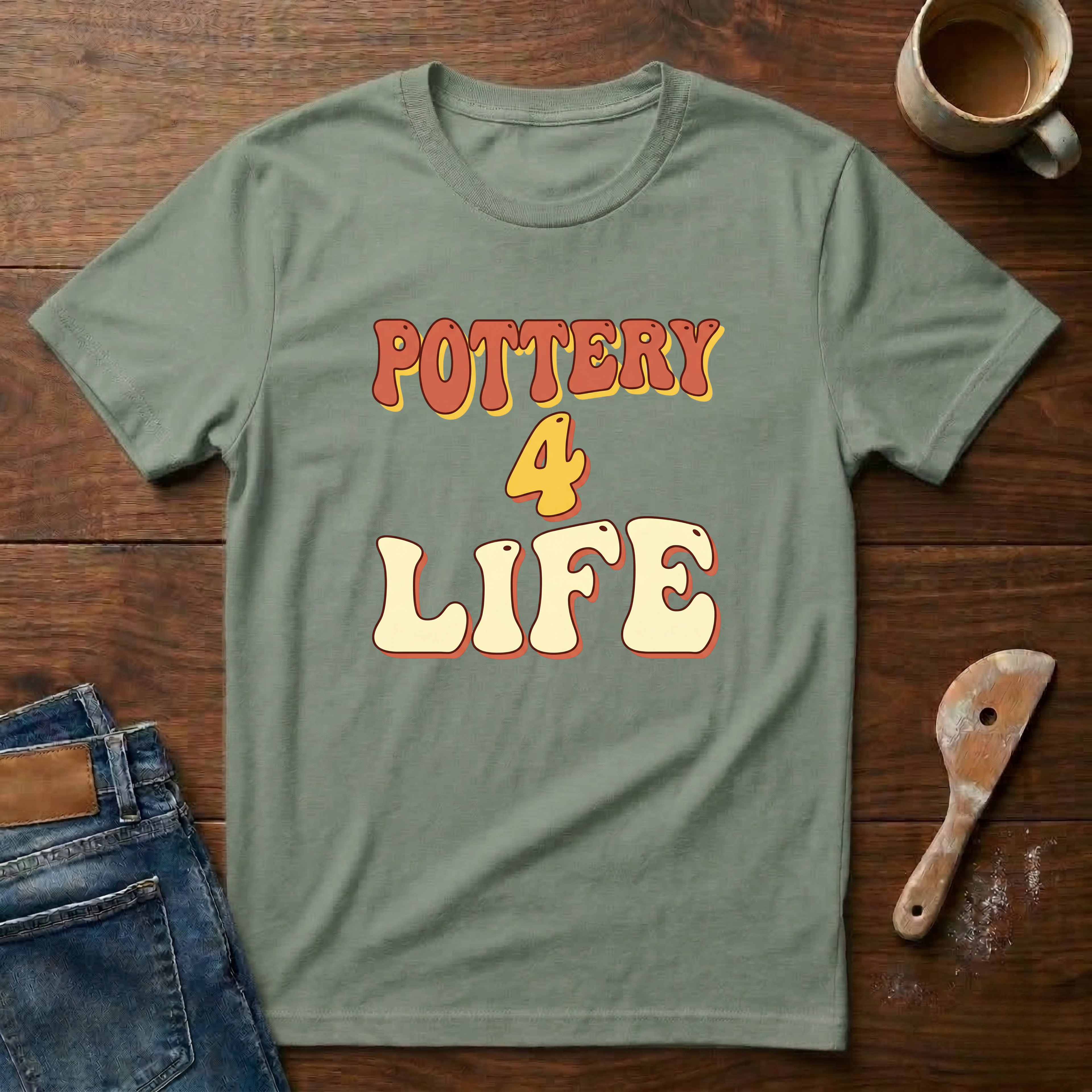 Pottery 4 Life Retro T-Shirt