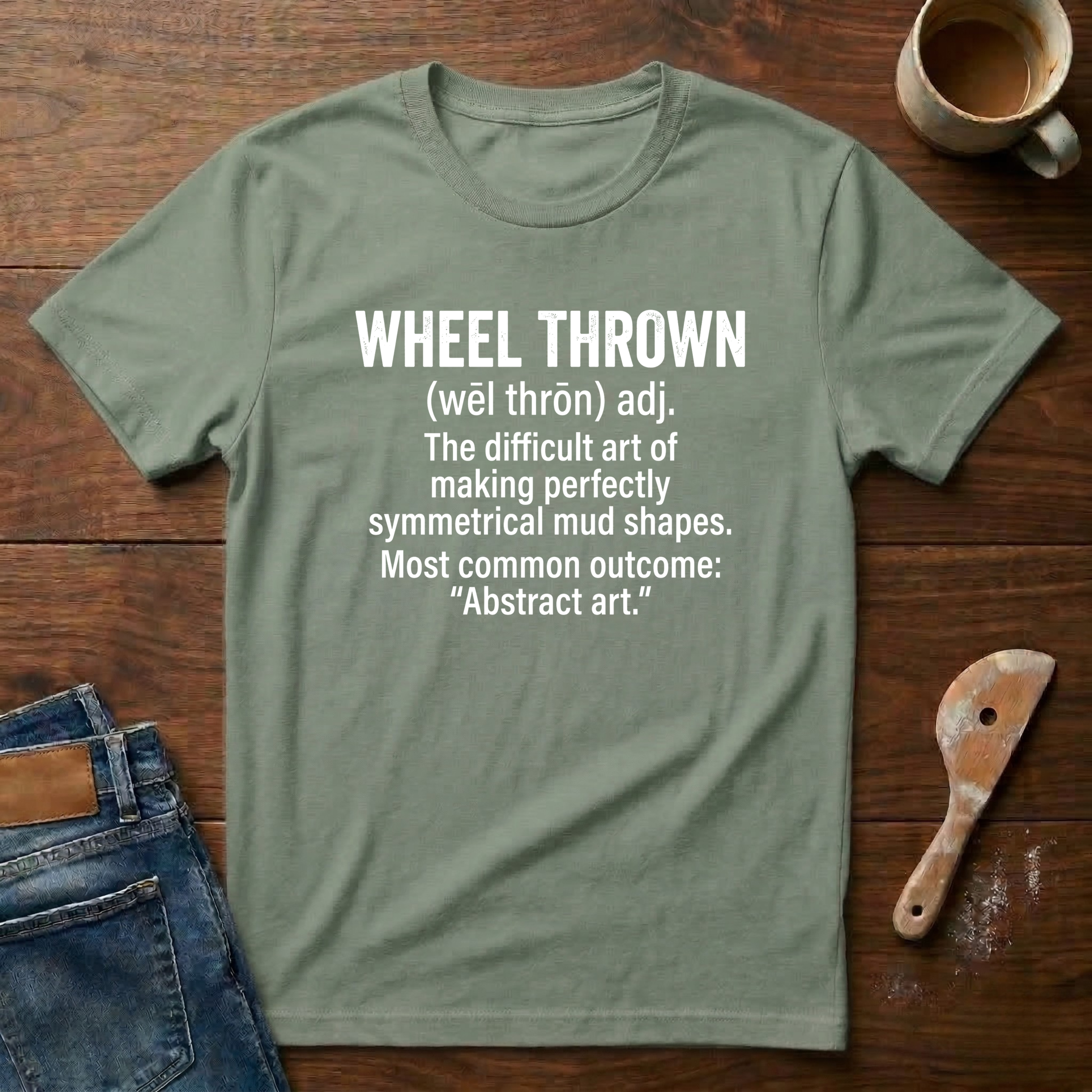 Wheel Thrown Defined T-Shirt