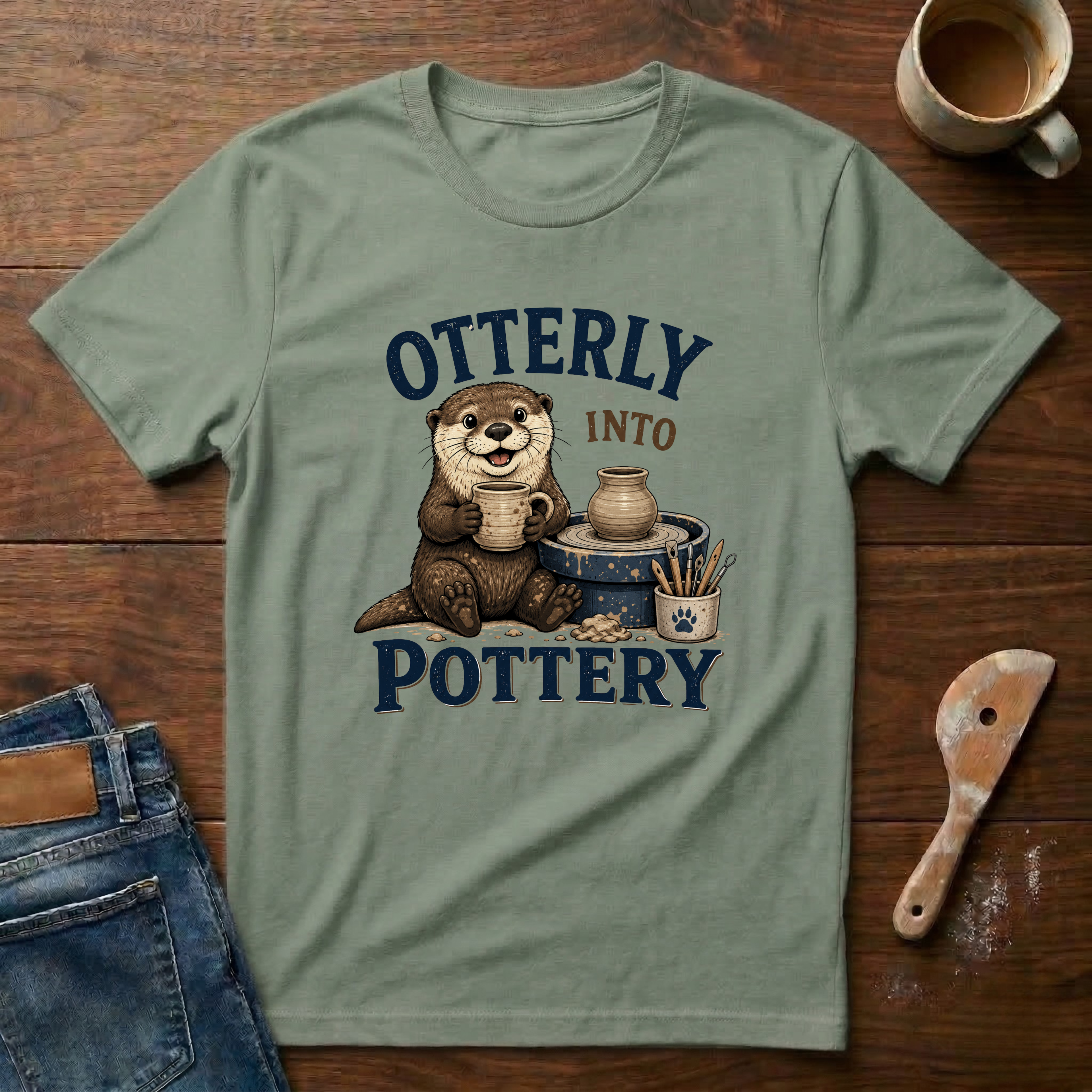 Otterly Into Pottery T-Shirt