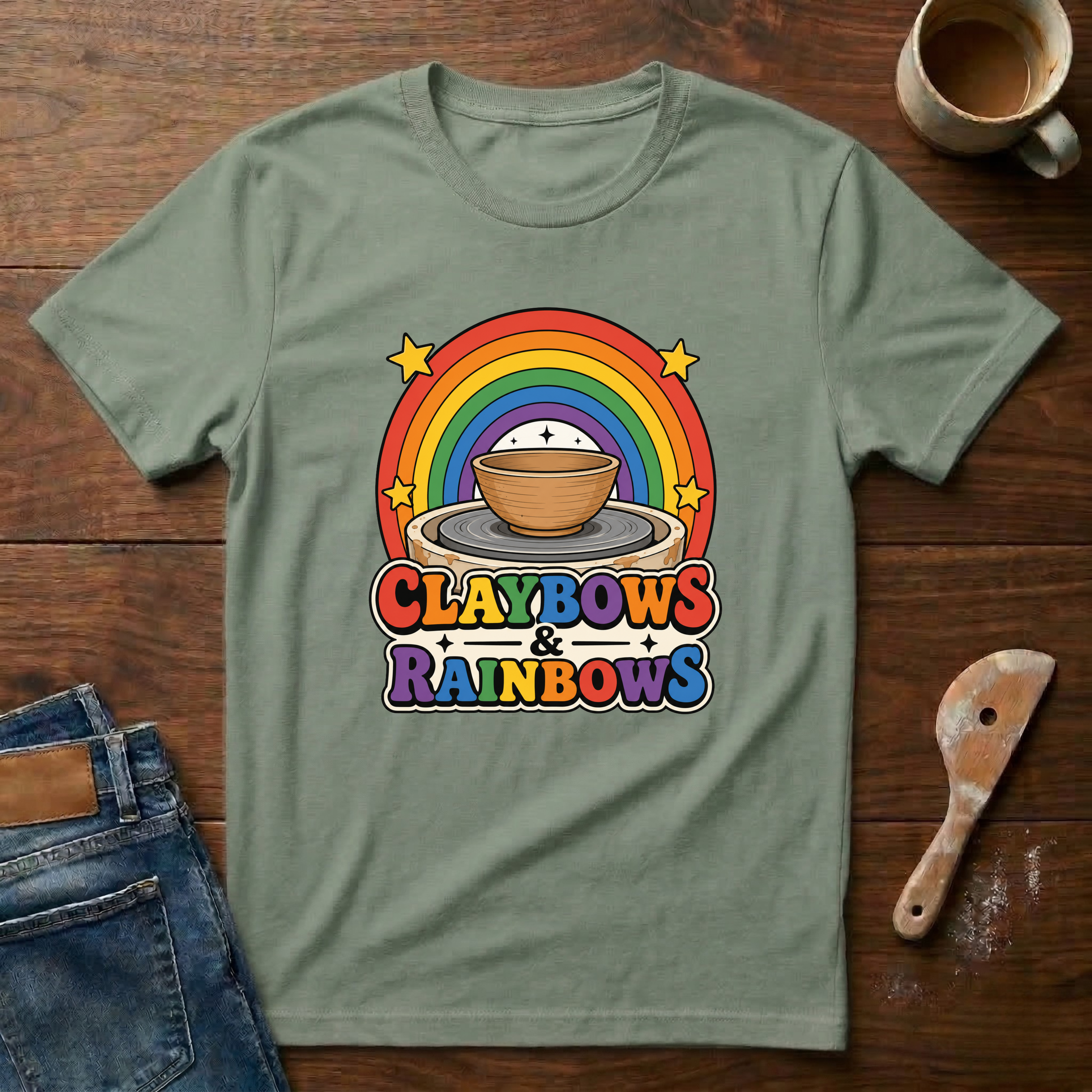 Claybows & RainbowsT-Shirt