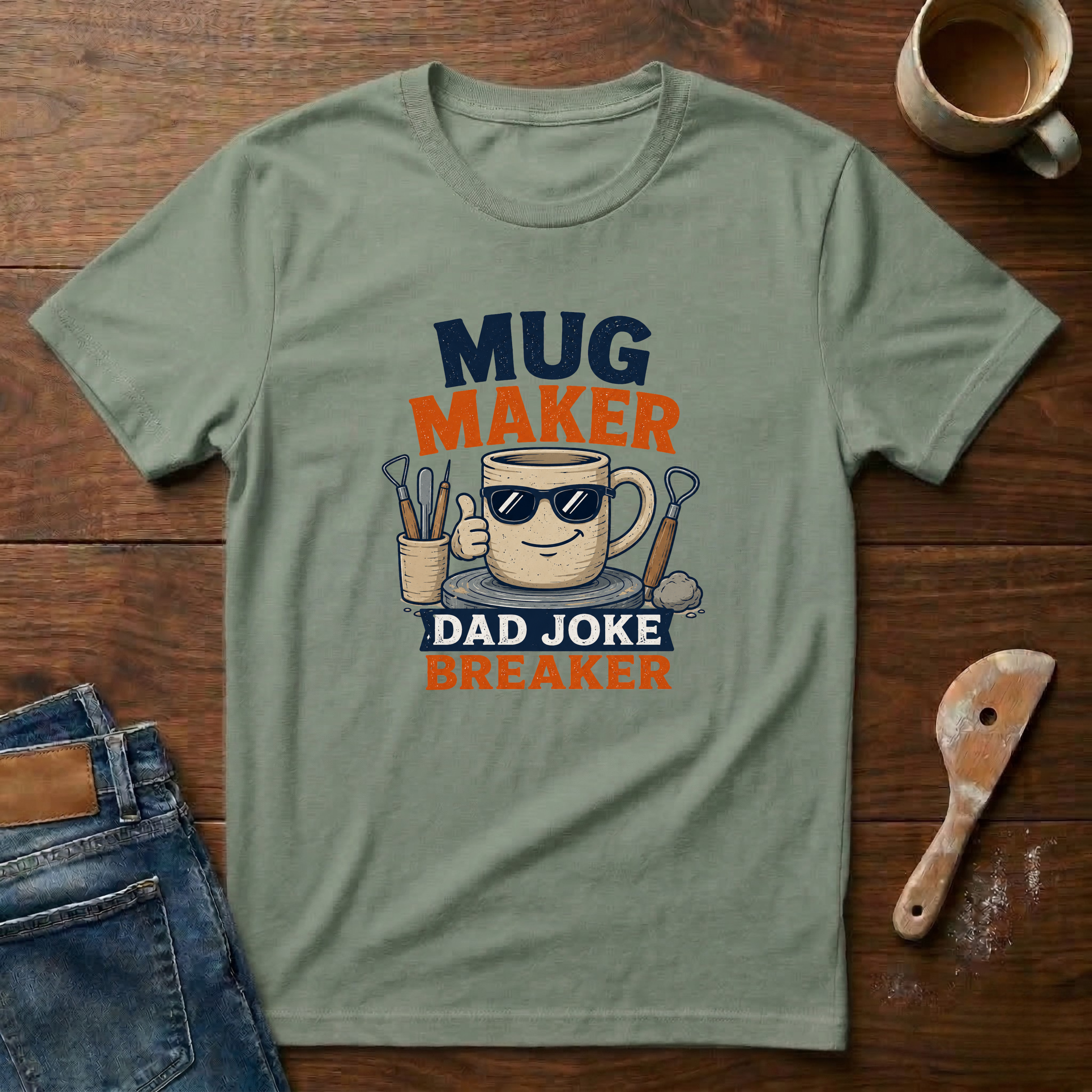 Mug Maker Dad Joke Breaker T-Shirt