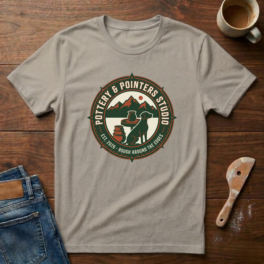 Pottery & Pointers Studio T-Shirt