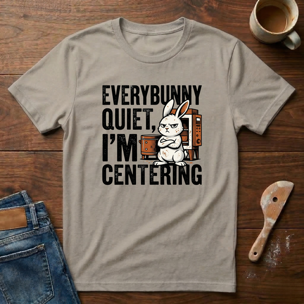 Everybunny Quiet. I'm Centering  T-Shirt