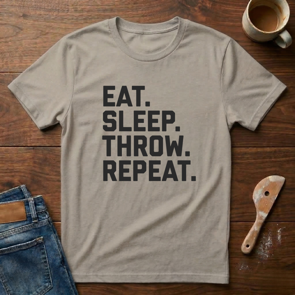 Eat. Sleep. Throw. Repeat. T-Shirt