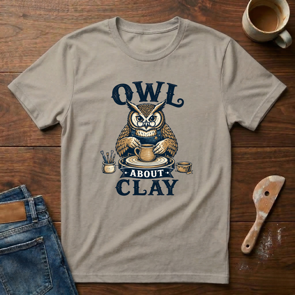 Owl About Clay T-Shirt