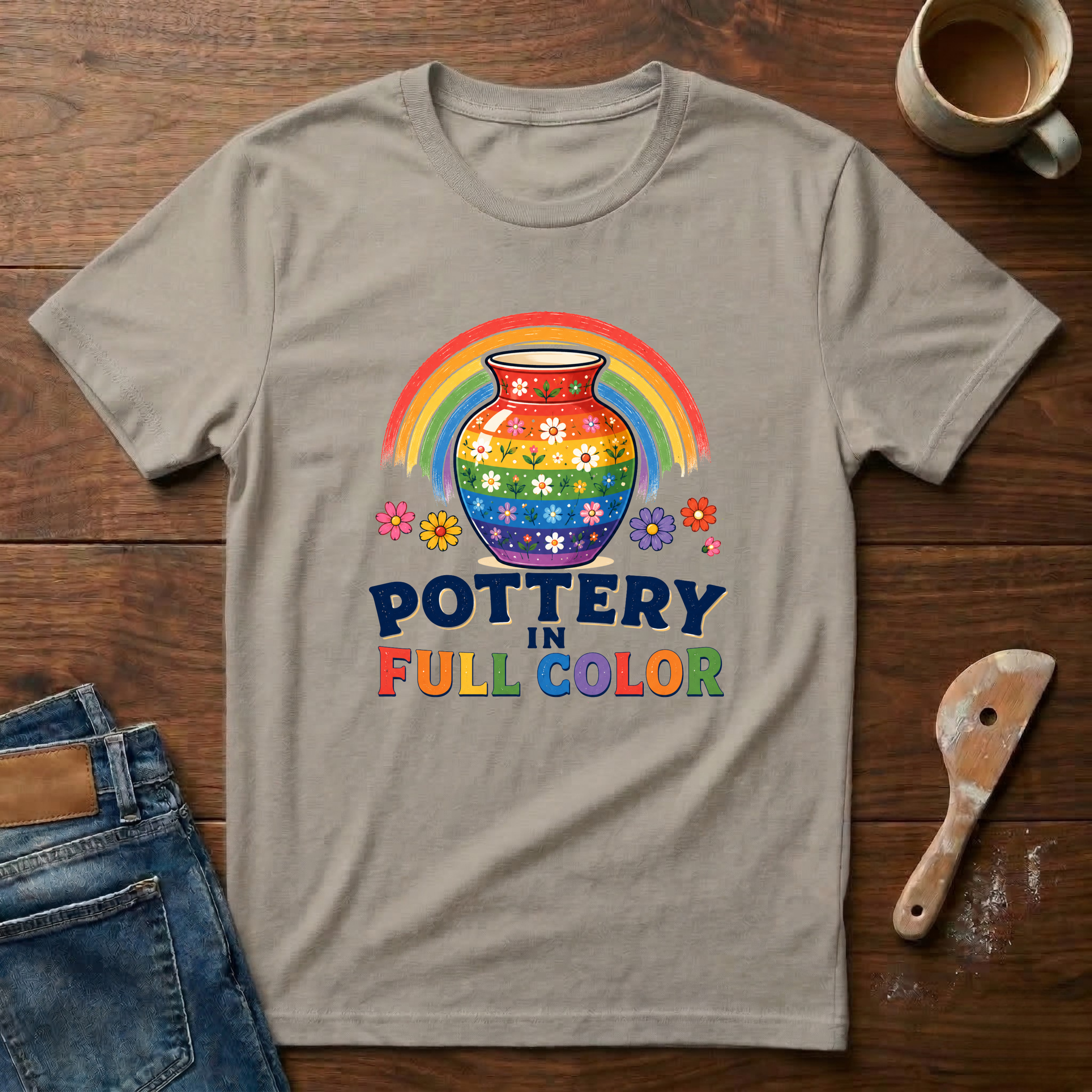 Pottery In Full Color T-Shirt