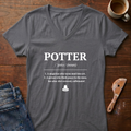 Potter Defined Ladies' V-Neck T-Shirt