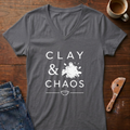 Clay & Chaos Ladies' V-Neck T-Shirt
