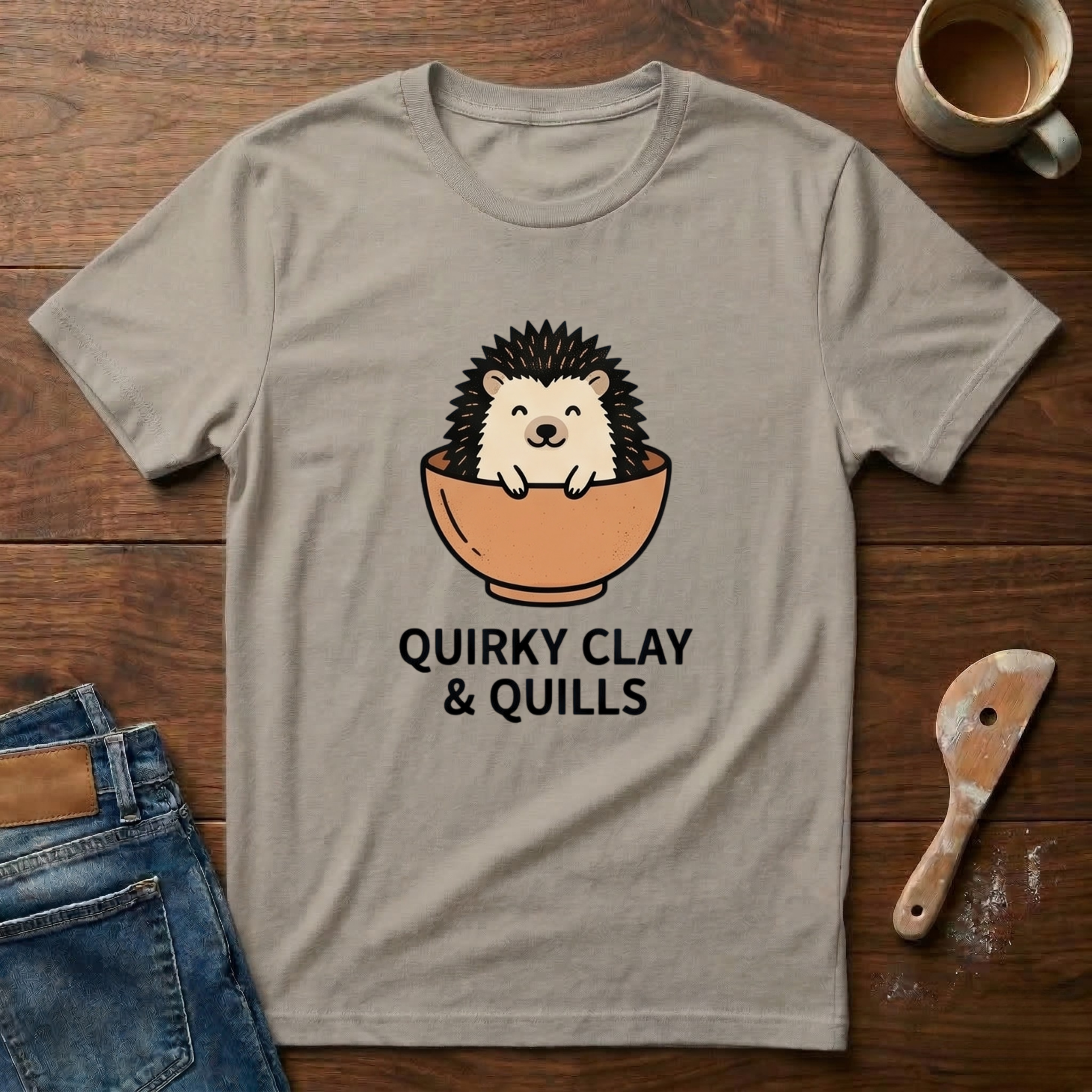 Quirky Clay & Quills T-Shirt