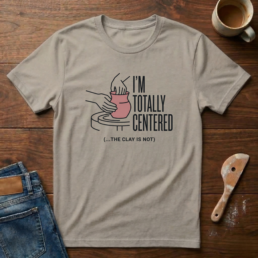 I'm Totally Centered The Clay Is Not T-Shirt