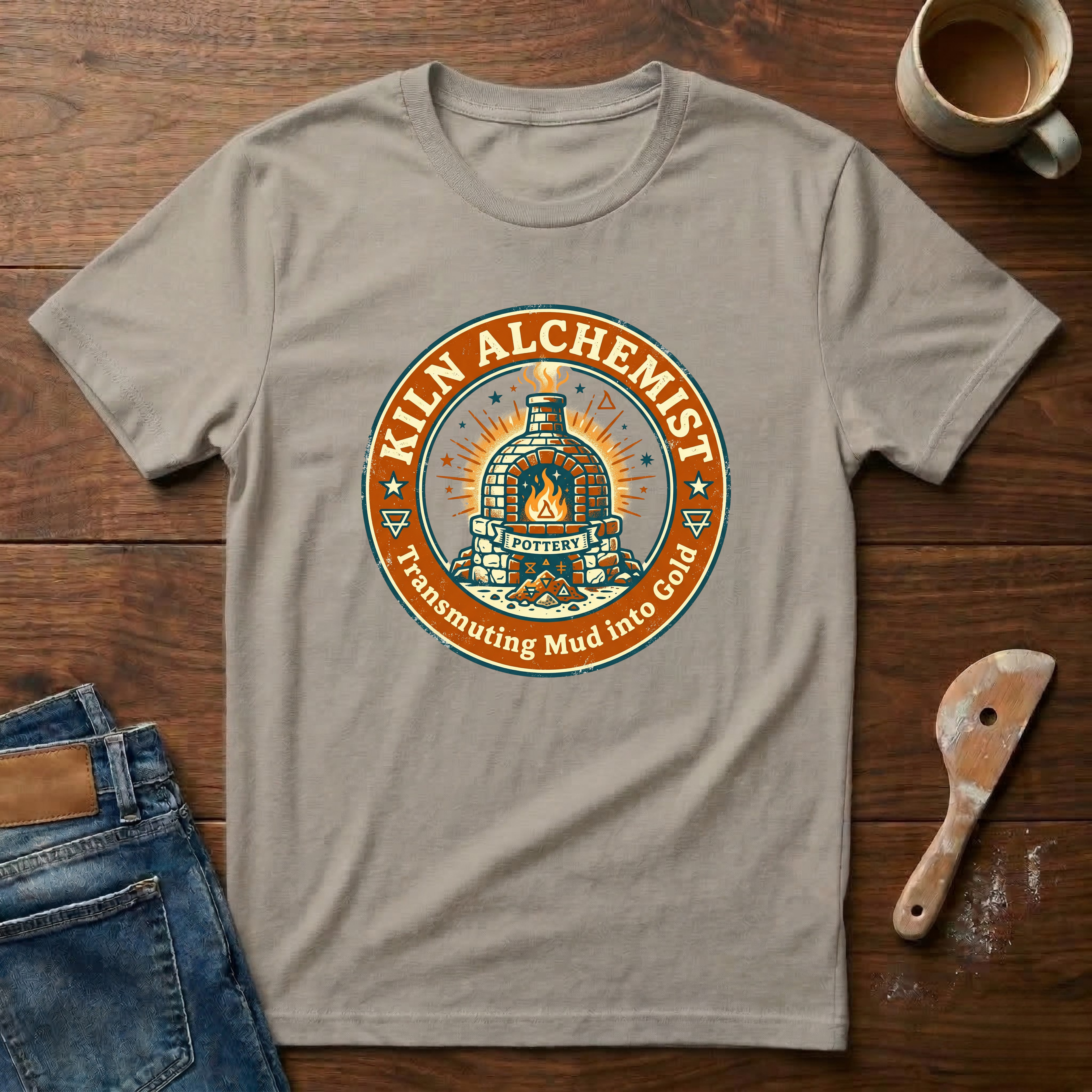Kiln Alchemy: Transmuting Mud Into Gold T-Shirt