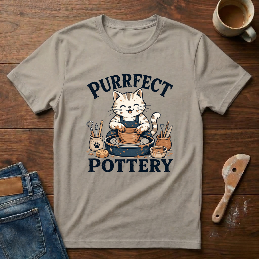 Purrfect Pottery T-Shirt
