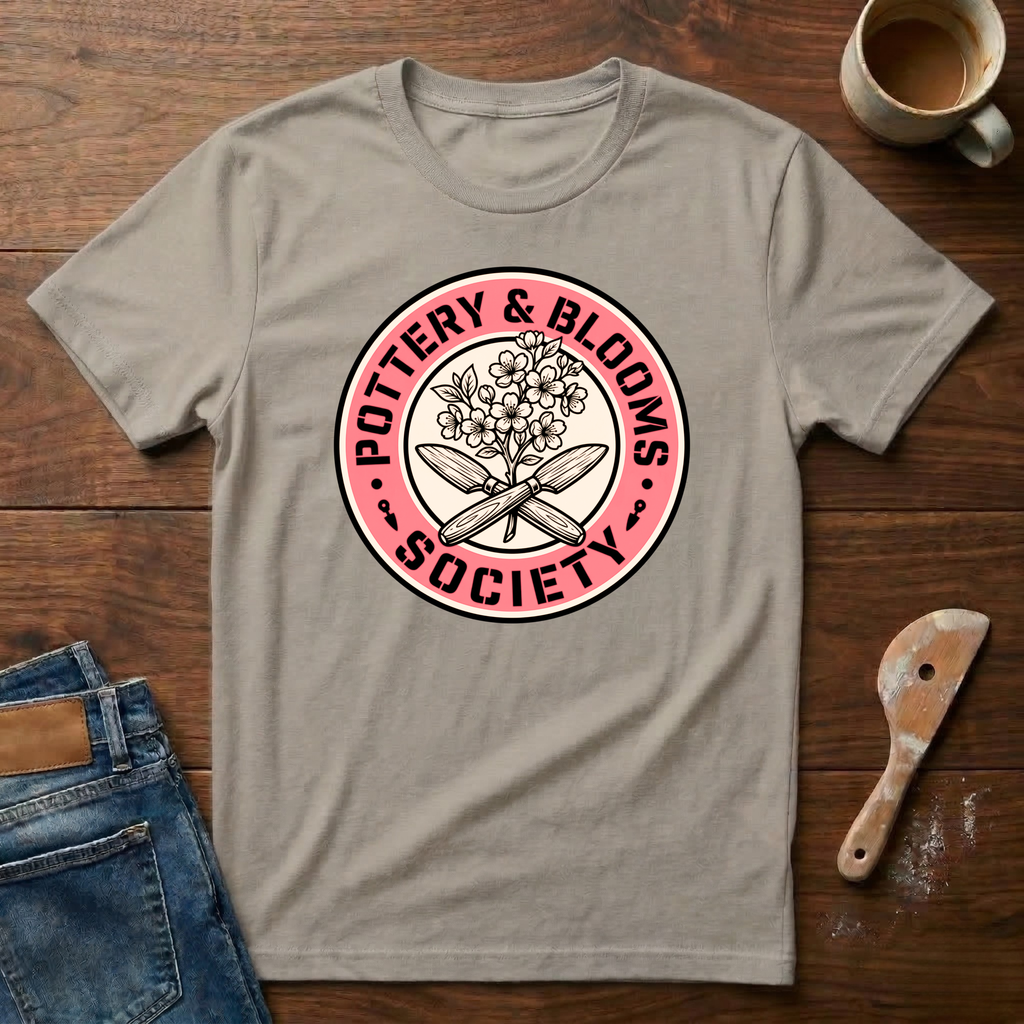 Pottery & Blooms Society T-Shirt