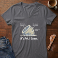 It's Art I Swear Ladies' V-Neck T-Shirt