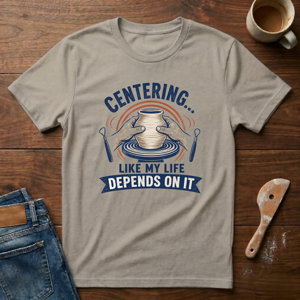 Centering Like My Life Depends On It T-Shirt